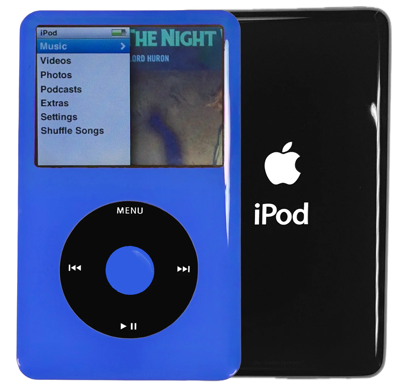 New Apple iPod Classic 6th & 7th Generation Blue Plastic / Black / Blue Plastic (Black)