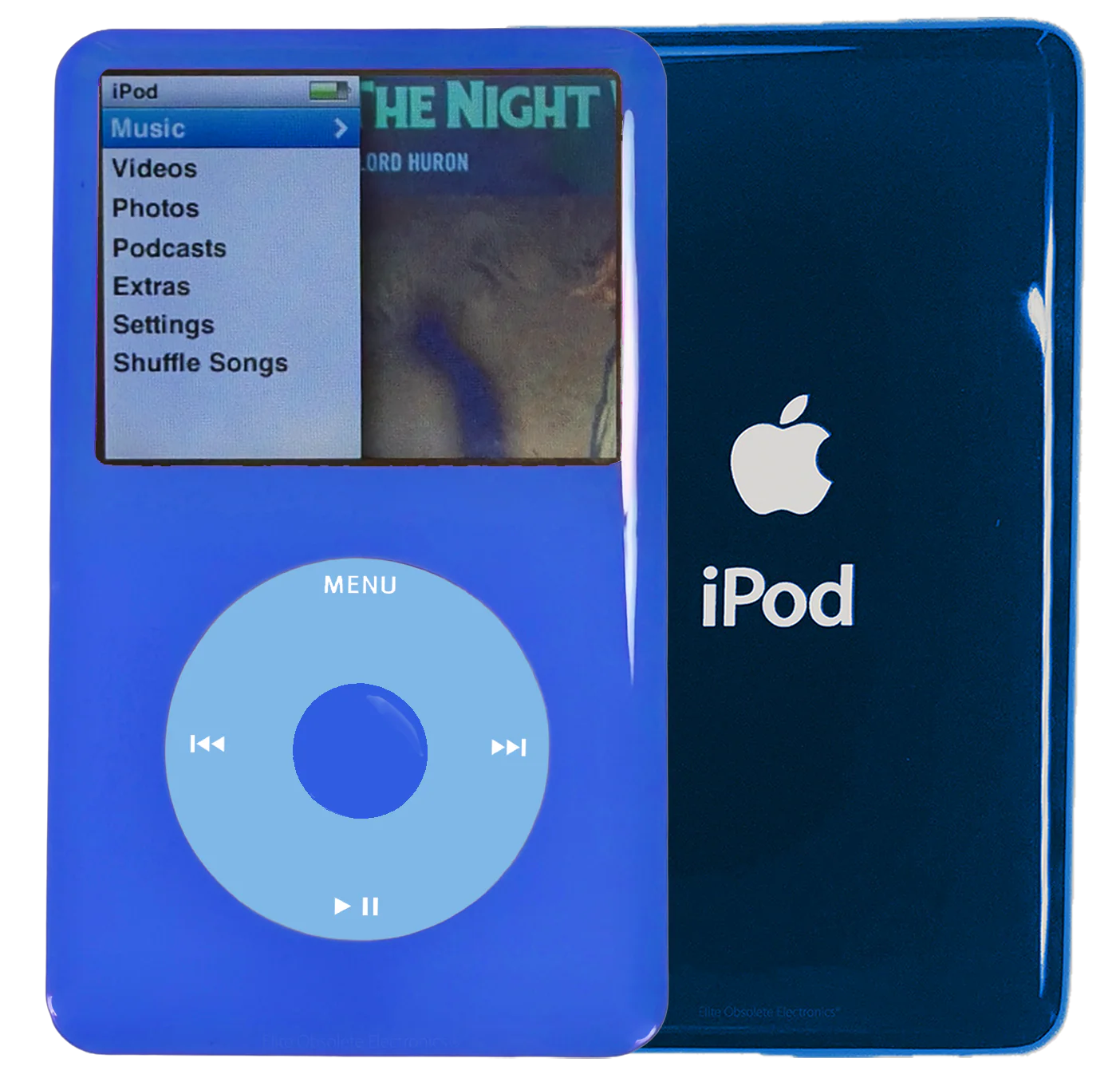 New Apple iPod Classic 6th & 7th Generation Blue Plastic / Light Blue / Blue Plastic (Aqua)