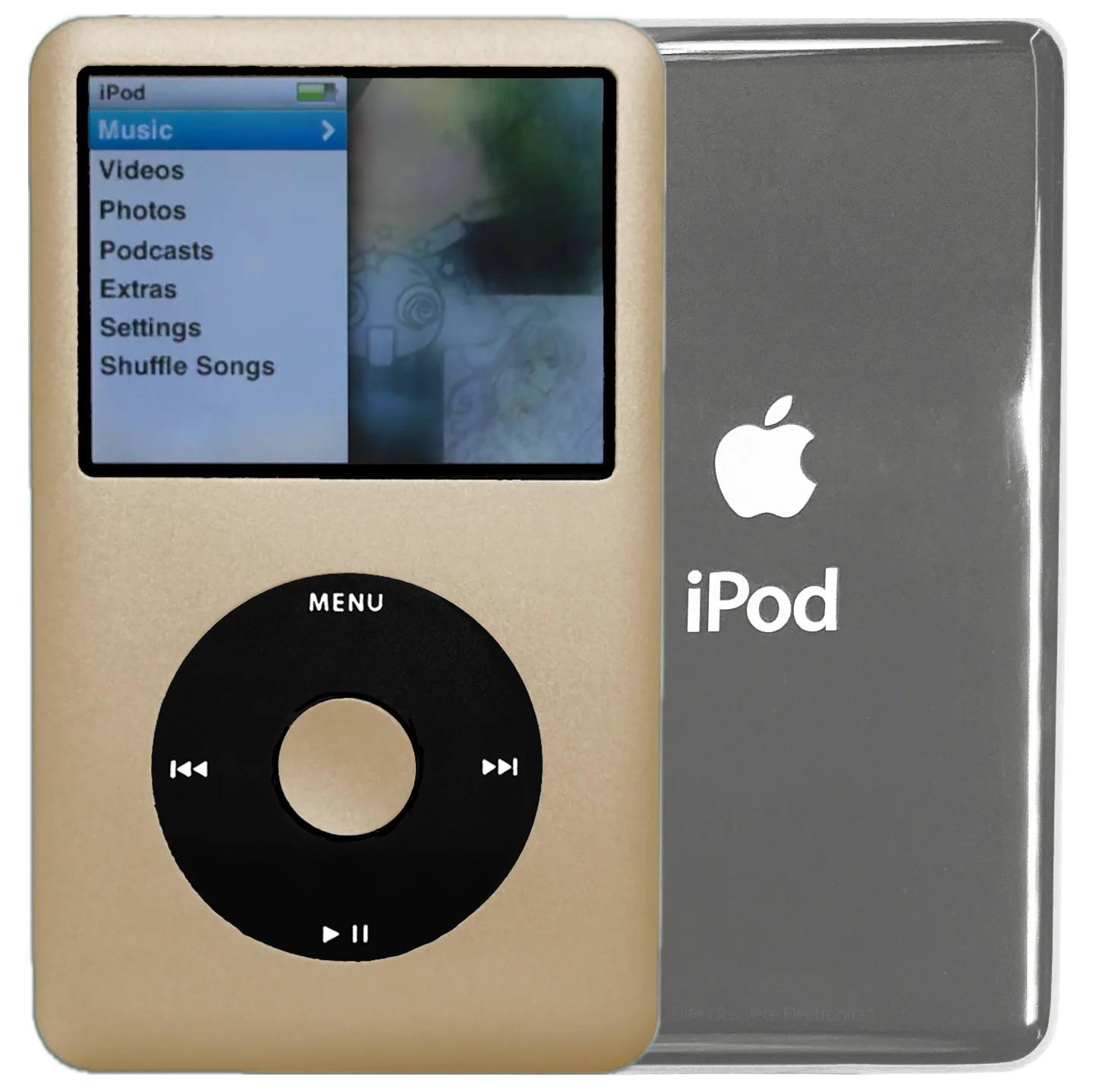 New Apple iPod Classic 6th & 7th Generation Champagne / Black / Champagne (Silver)