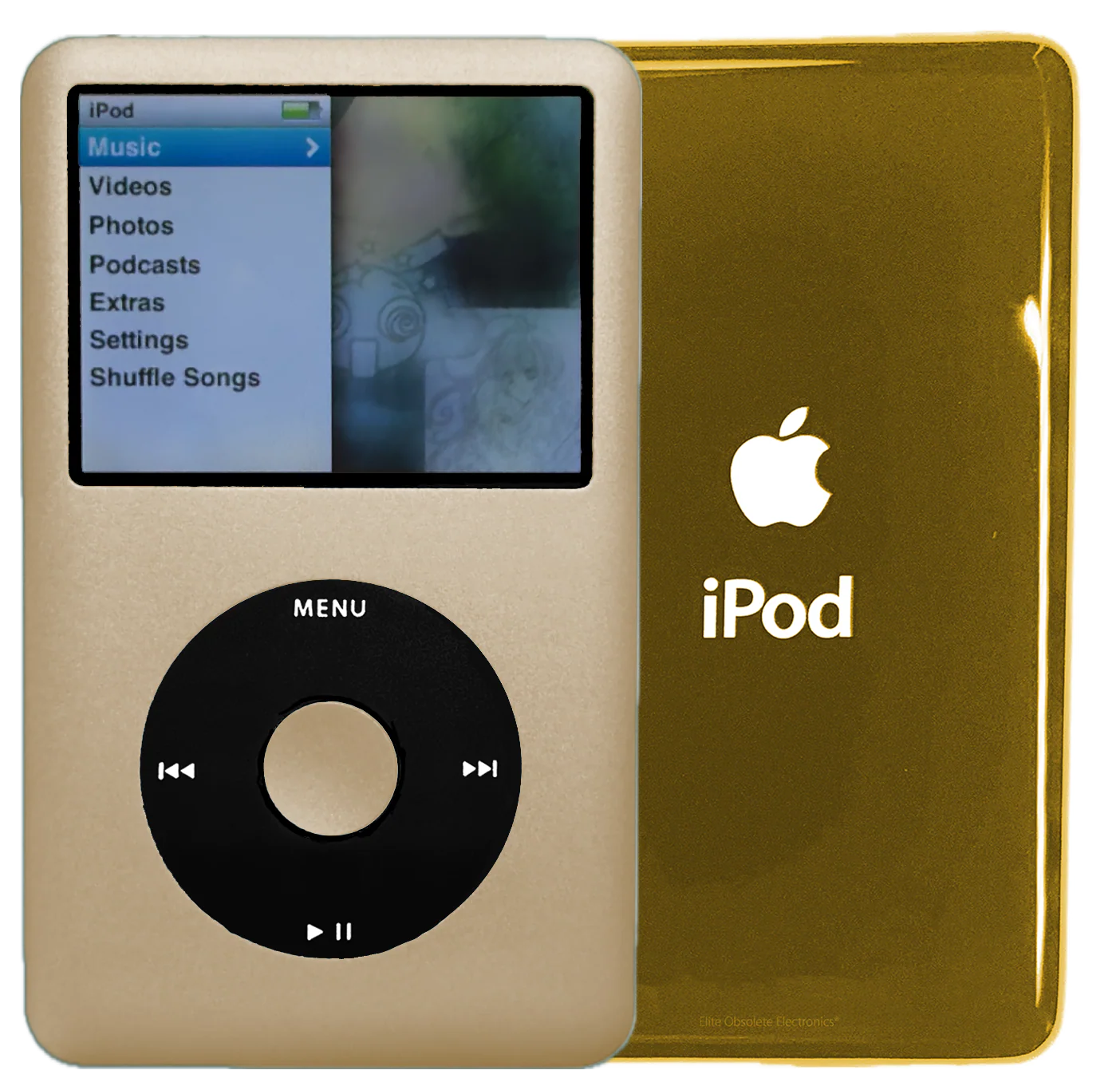 New Apple iPod Classic 6th & 7th Generation Champagne Gold / Black Champagne Gold (Gold)