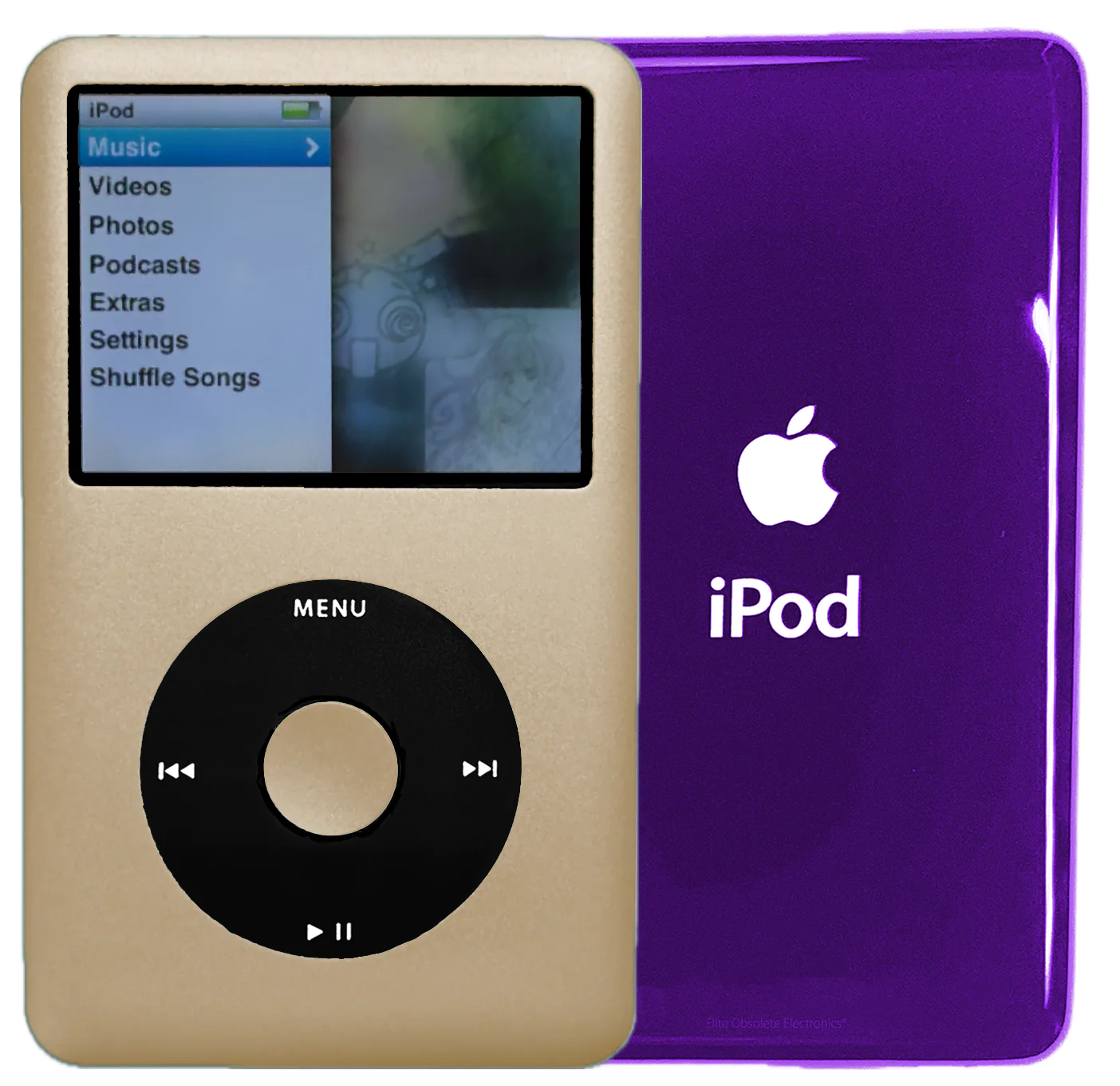 New Apple iPod Classic 6th & 7th Generation Champagne Gold / Black Champagne Gold (Midnight Purple)