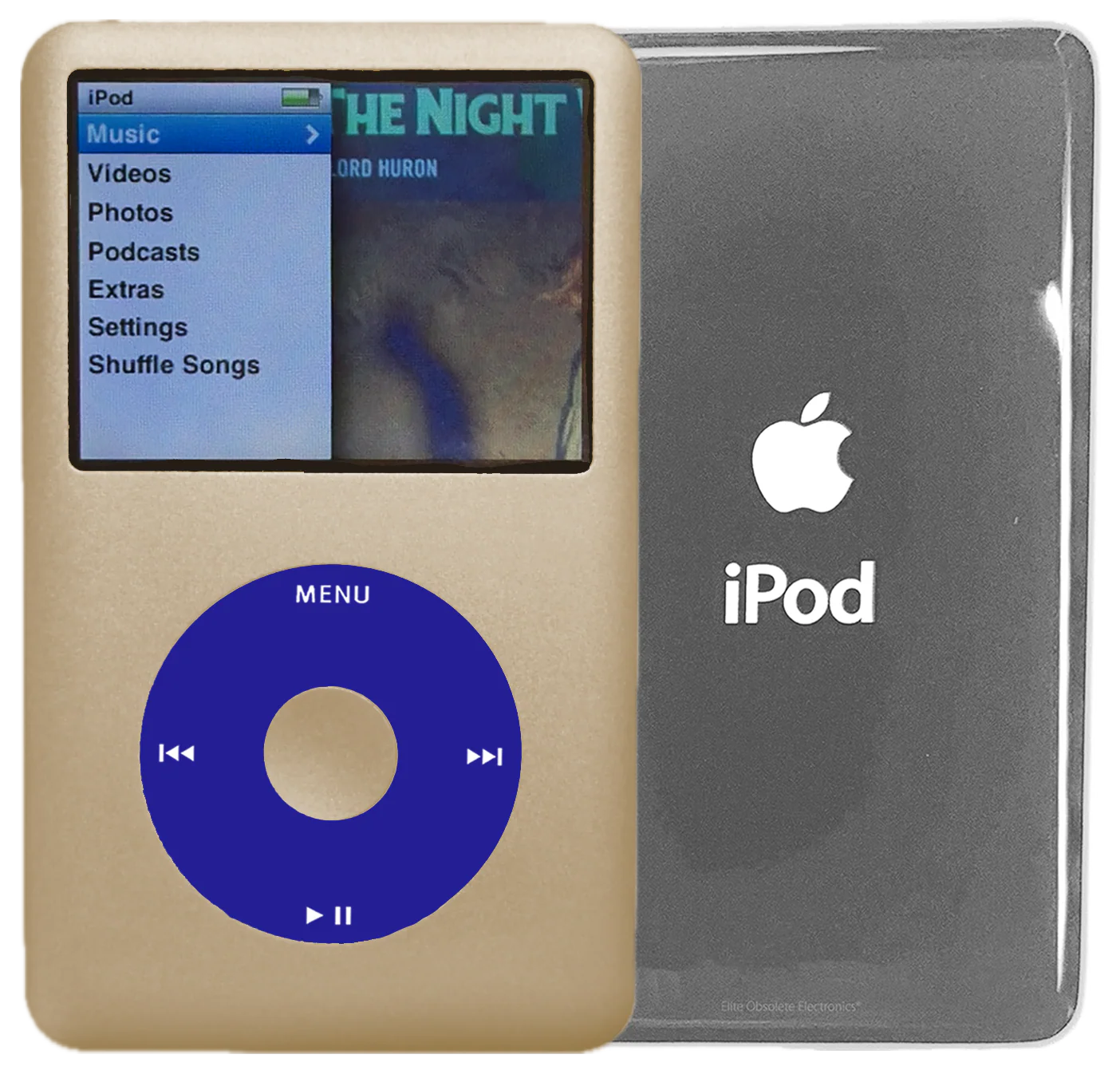 New Apple iPod Classic 6th & 7th Generation Champagne Gold / Blue / Champagne Gold (Silver)