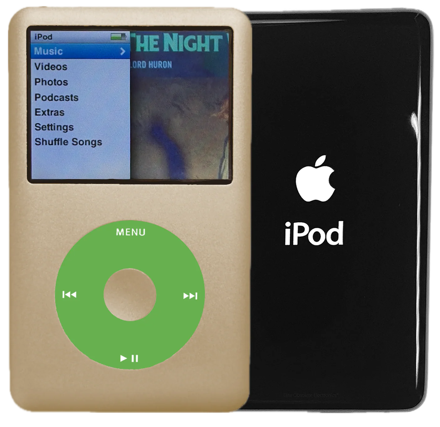 New Apple iPod Classic 6th & 7th Generation Champagne Gold / Light Green / Champagne Gold (Black)