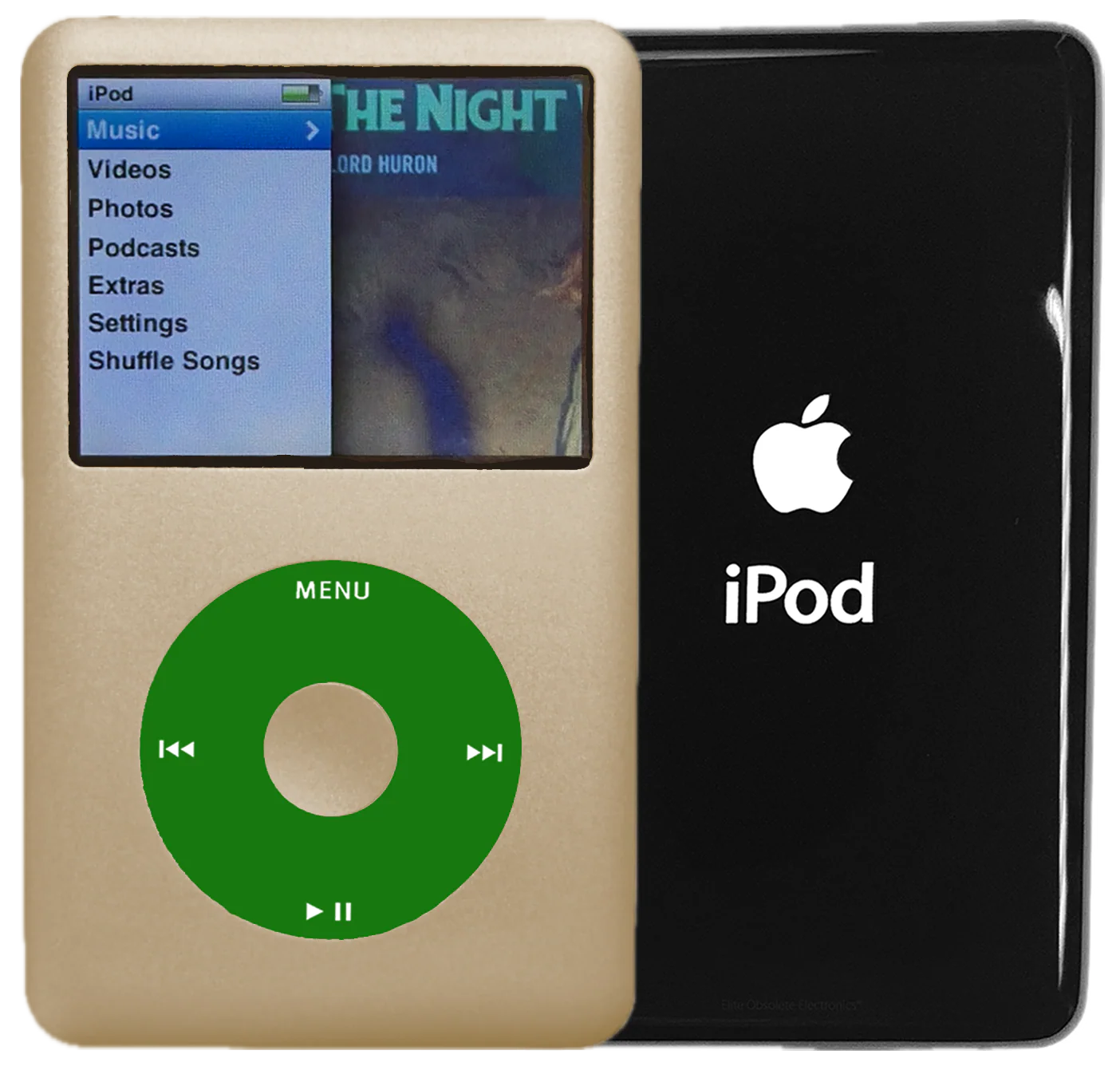 New Apple iPod Classic 6th & 7th Generation Champagne Gold / Green / Champagne Gold (Black)