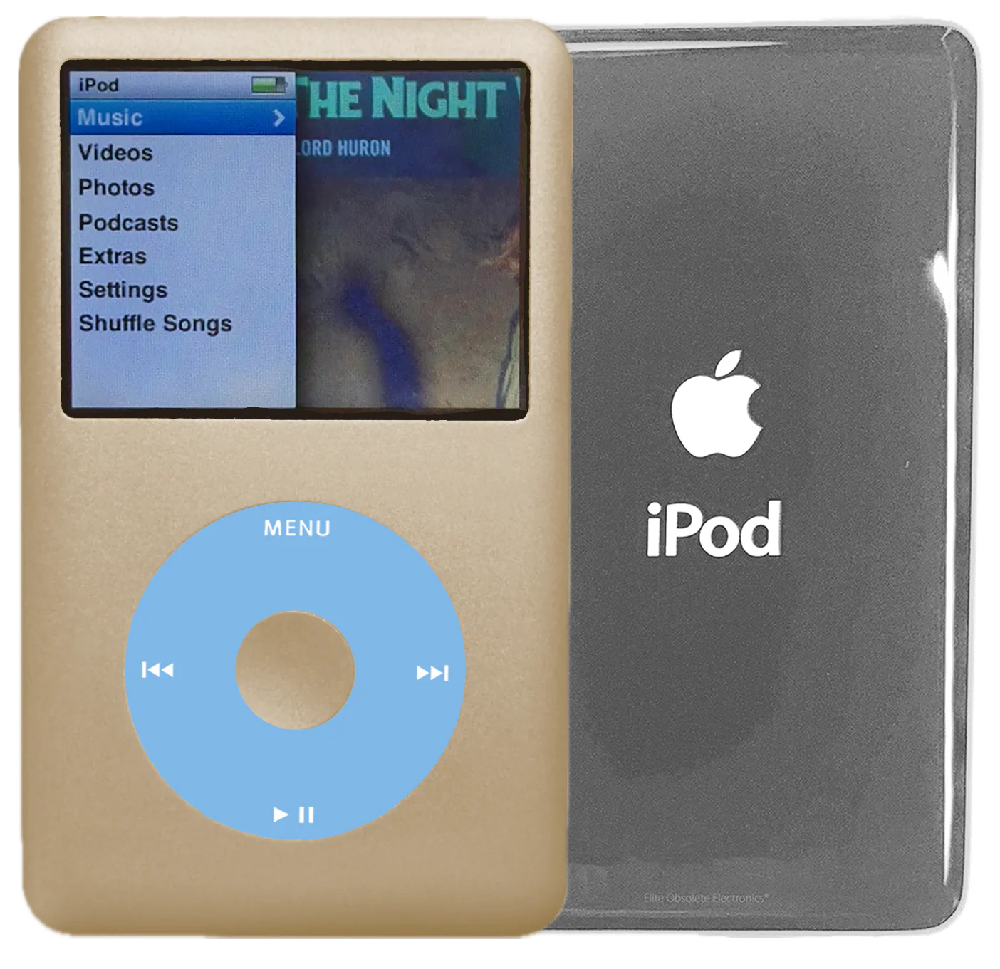 New Apple iPod Classic 6th & 7th Generation Champagne Gold / Light Blue / Champagne Gold (Silver)