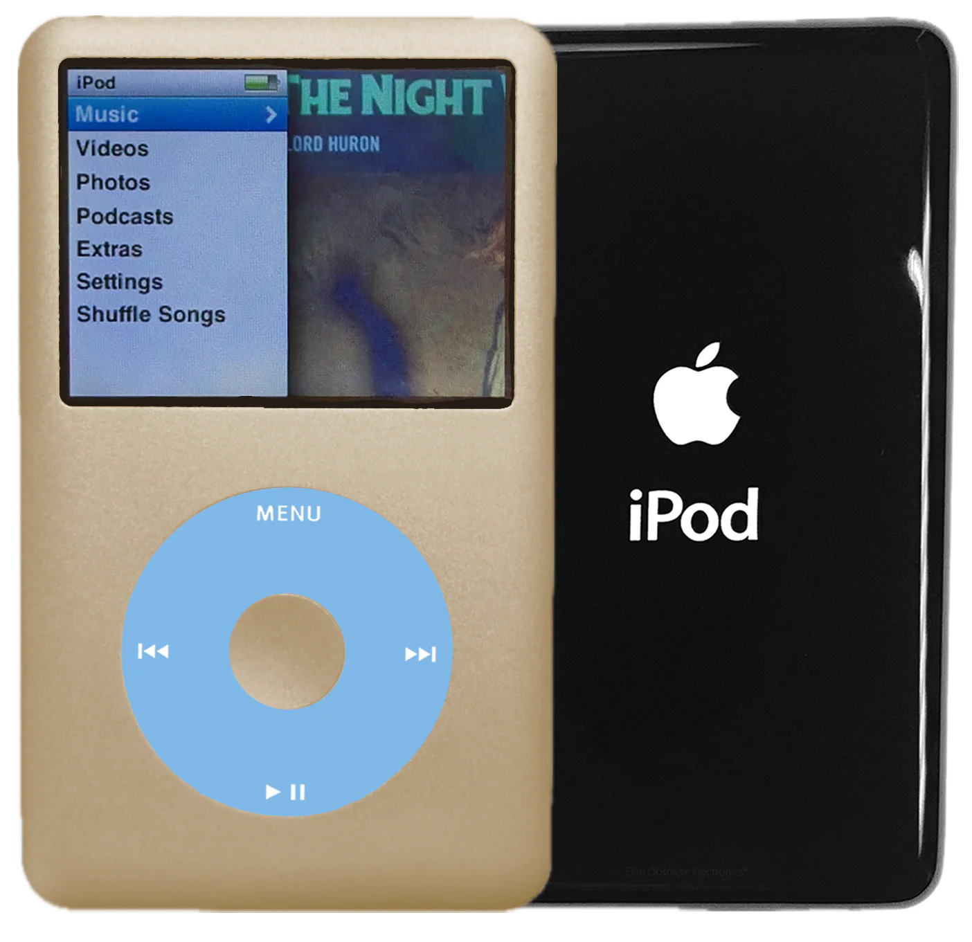 New Apple iPod Classic 6th & 7th Generation Champagne Gold / Light Blue / Champagne Gold (Black)