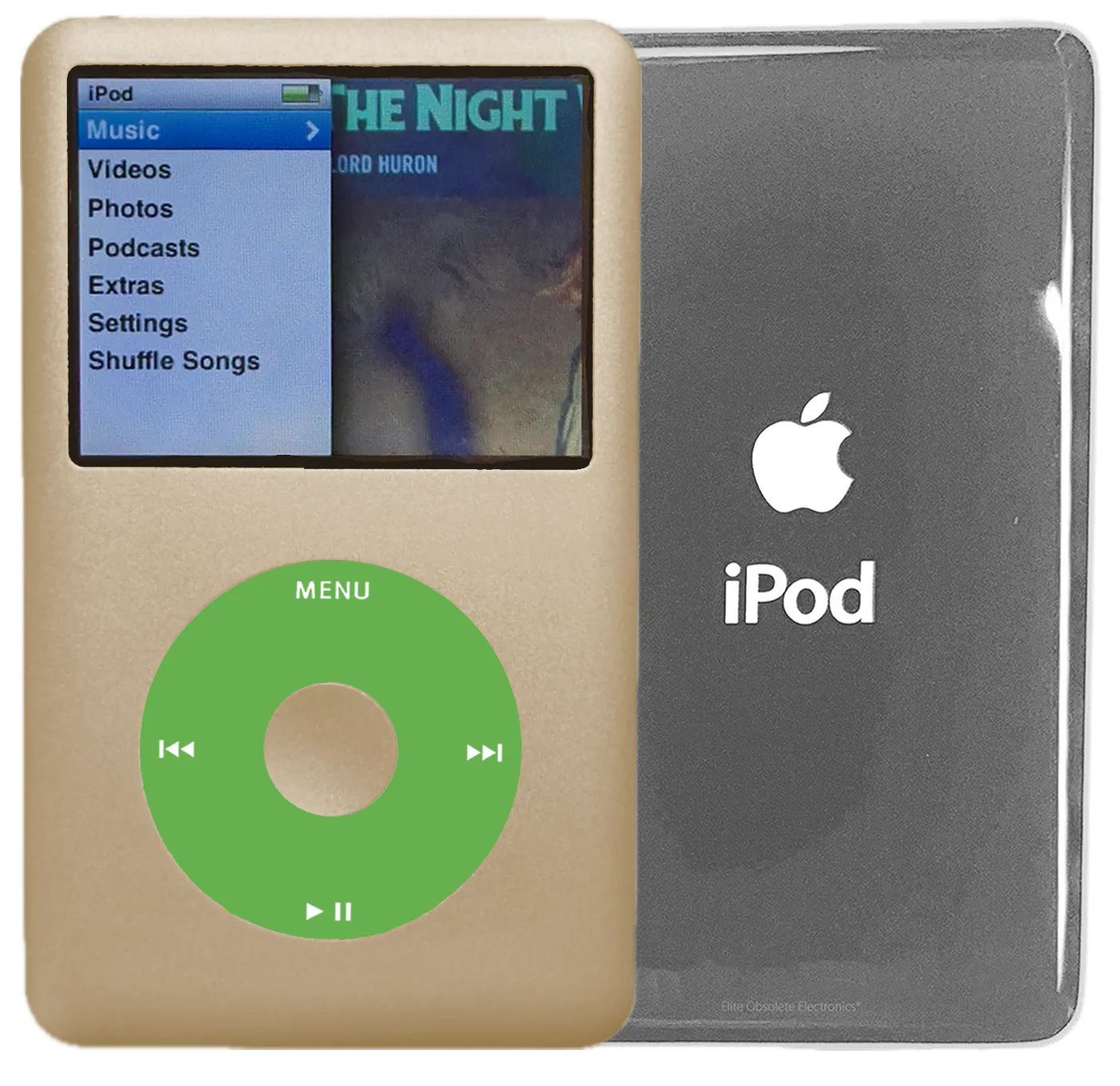 New Apple iPod Classic 6th & 7th Generation Champagne Gold / Light Green / Champagne Gold (Silver)