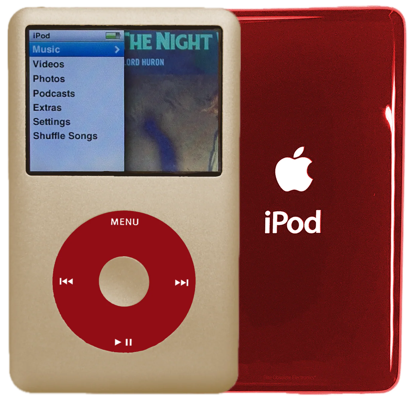 New Apple iPod Classic 6th & 7th Generation Champagne Gold / Red / Champagne Gold (Sangria Red)