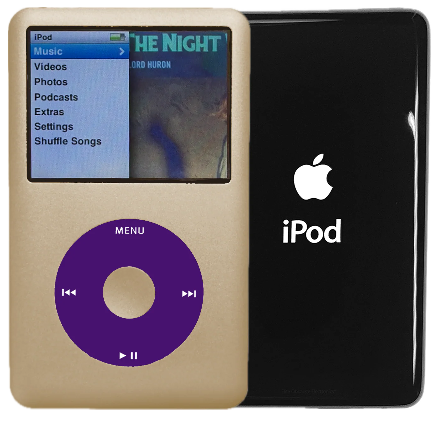 New Apple iPod Classic 6th & 7th Generation Champagne Gold / Purple / Champagne Gold (Black)