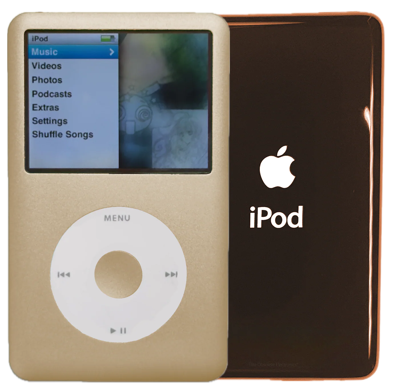 New Apple iPod Classic 6th & 7th Generation Champagne Gold / White / Champagne Gold (Rose Gold)