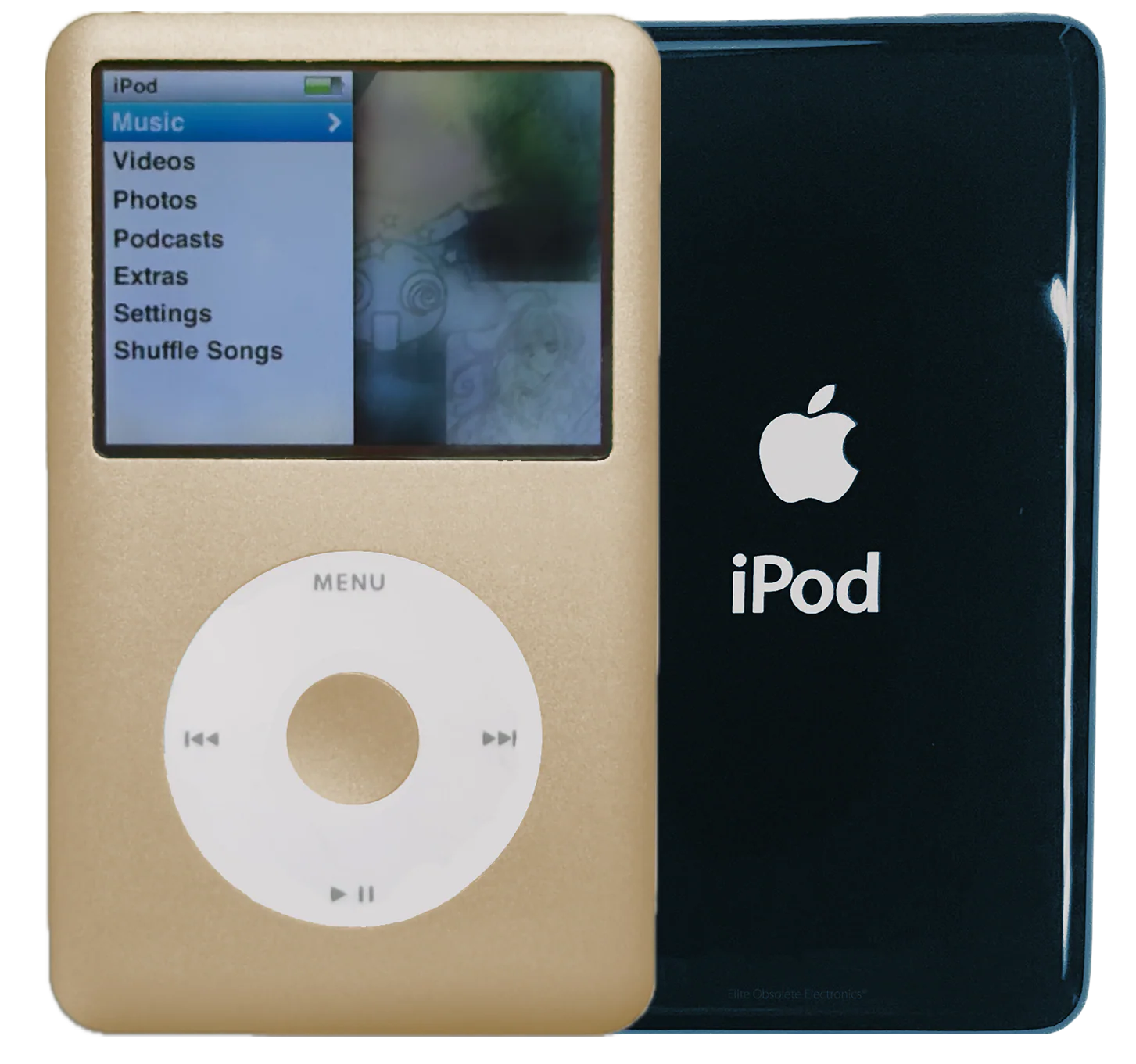 New Apple iPod Classic 6th & 7th Generation Champagne Gold / White / Champagne Gold (Storm Cloud)