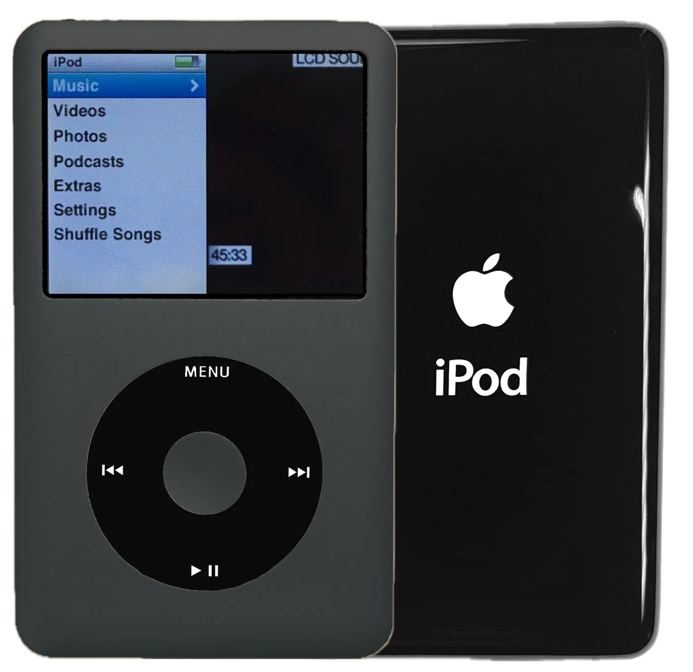 New Apple iPod Classic 6th & 7th Generation Charcoal Grey Metal / Black / Charcoal Grey Metal (Black)