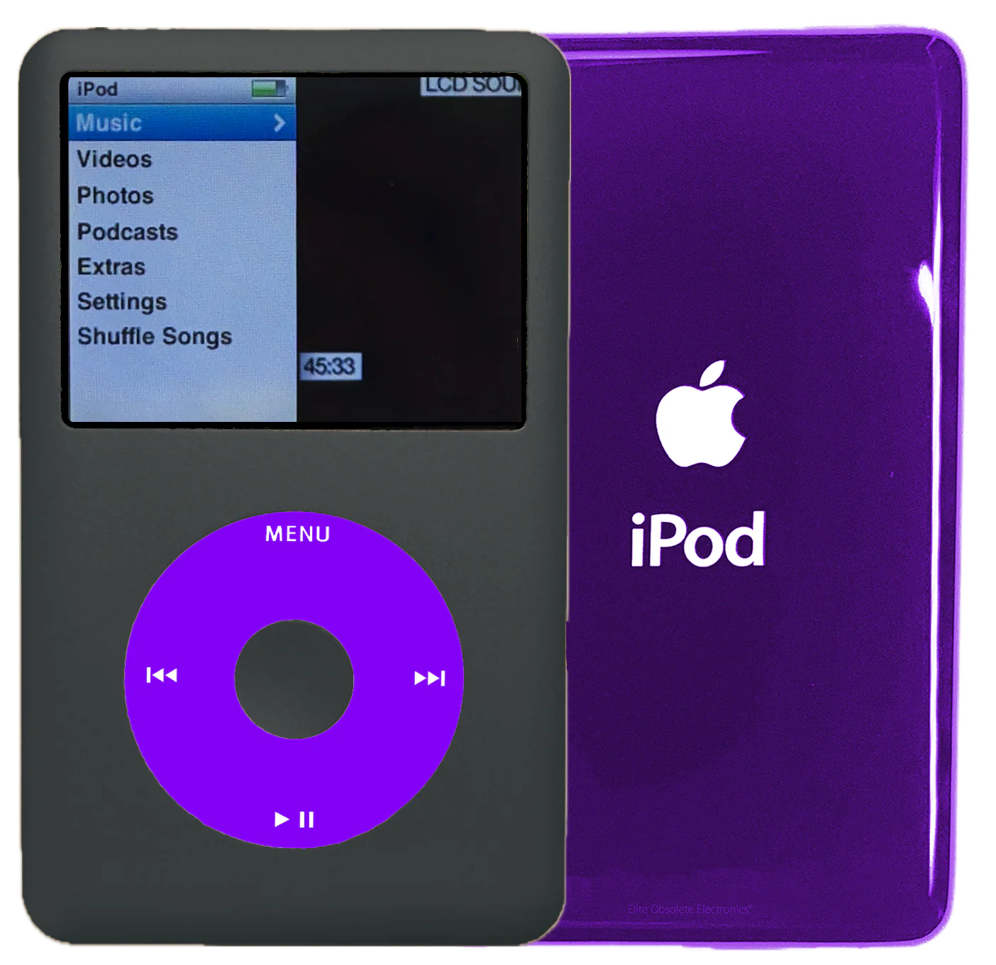 New Apple iPod Classic 6th & 7th Generation Charcoal Grey / Purple / Charcoal Grey (Midnight Purple)