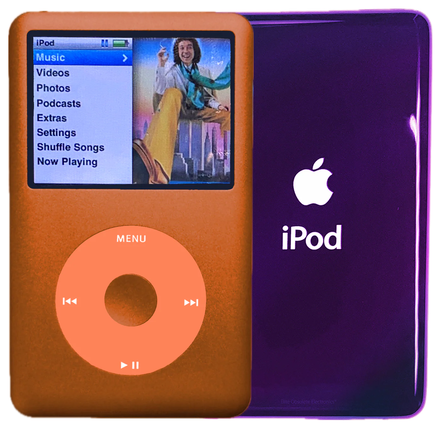 New Apple iPod Classic 6th & 7th Generation Cosmic Orange Metal / Orange / Cosmic Orange Metal (Ultraviolet)