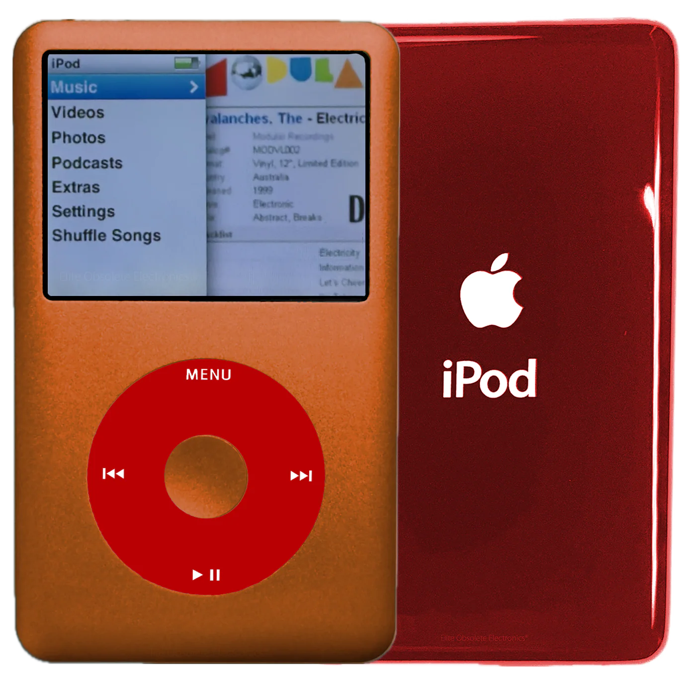 New Apple iPod Classic 6th & 7th Generation Cosmic Orange Metal / Red / Cosmic Orange Metal (Sangria Red)