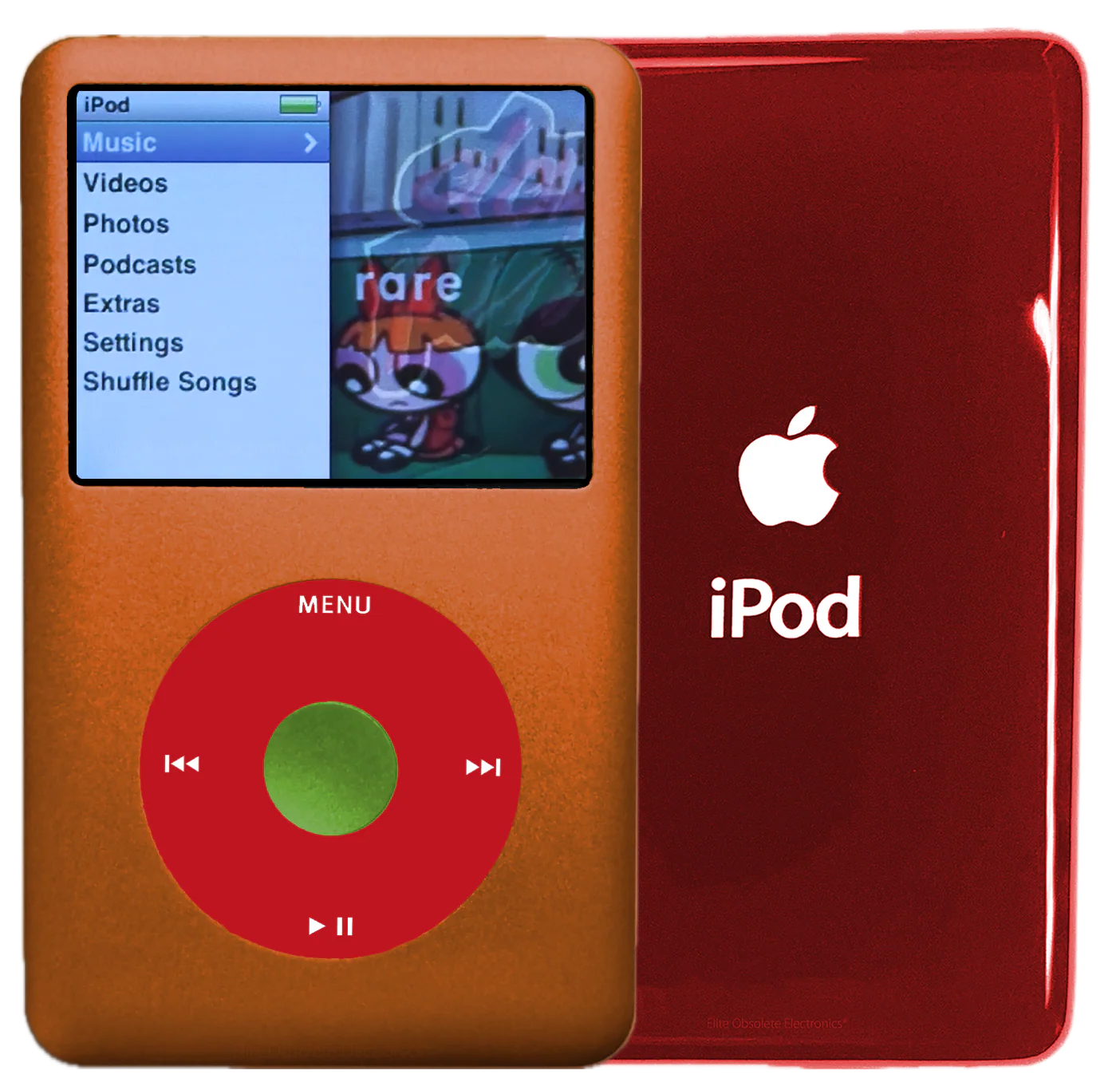 New Apple iPod Classic 6th & 7th Generation Cosmic Orange Metal / Red / Green Metal (Sangria Red)