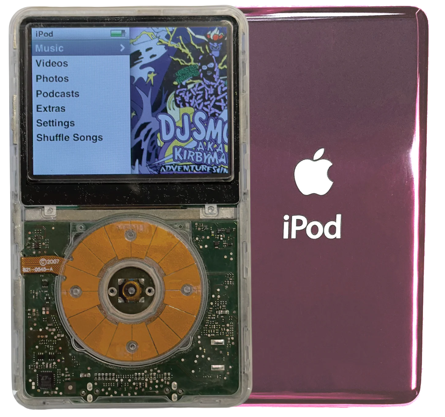 New Apple iPod Classic 6th & 7th Generation Crystal Clear Transparent (Blush Pink)