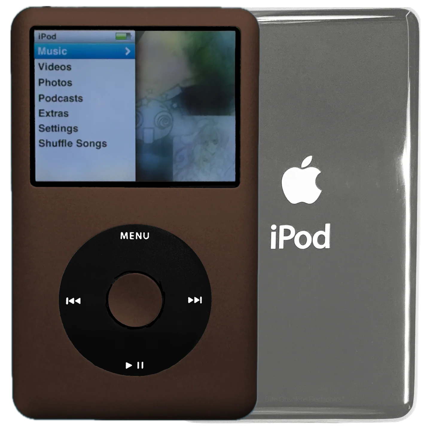 New Apple iPod Classic 6th & 7th Generation Earth Brown Metal / Black / Earth Brown Metal (Silver)