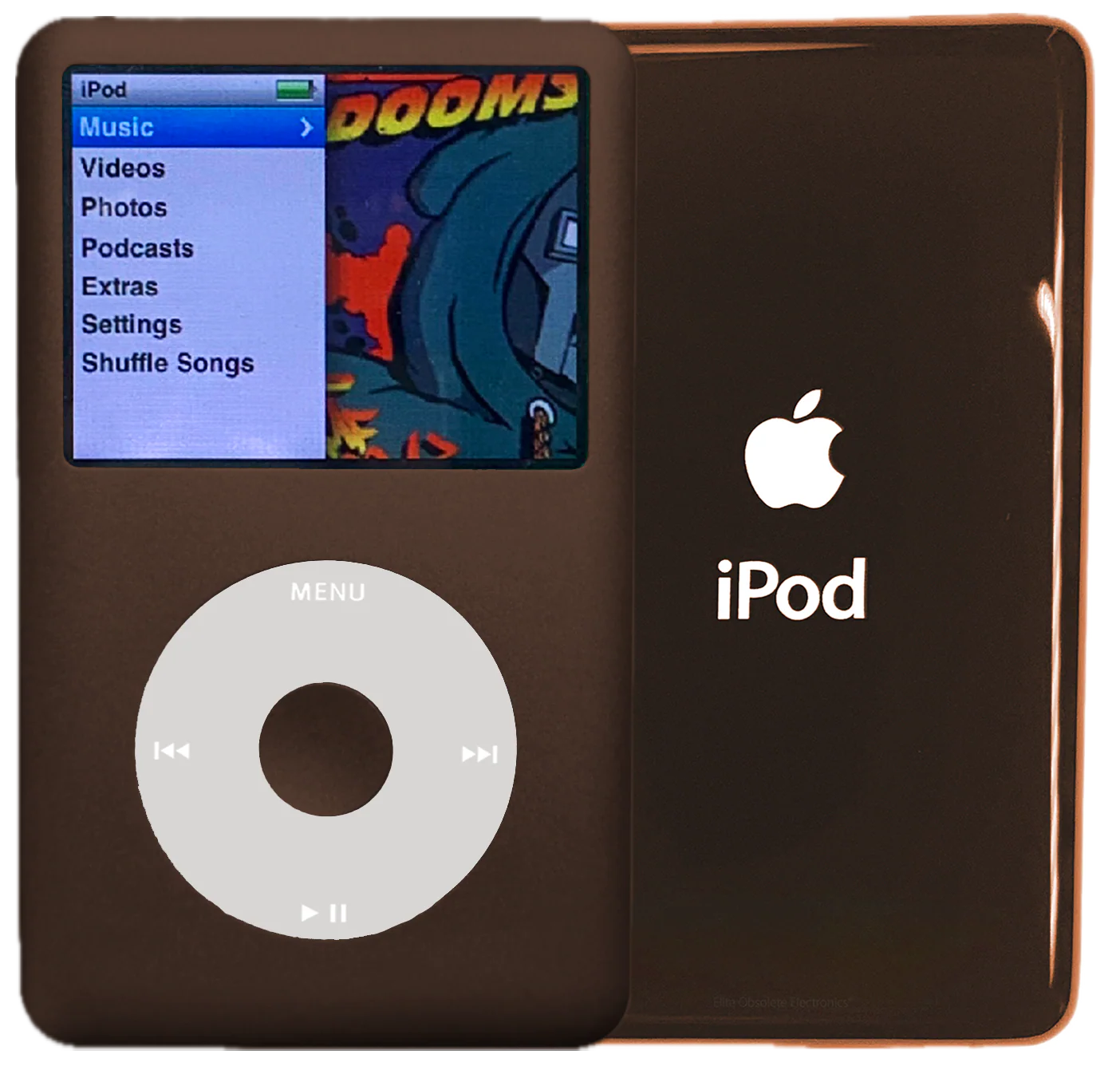 New Apple iPod Classic 6th & 7th Generation Earth Brown Metal / Grey / Earth Brown Metal (Rose Gold)