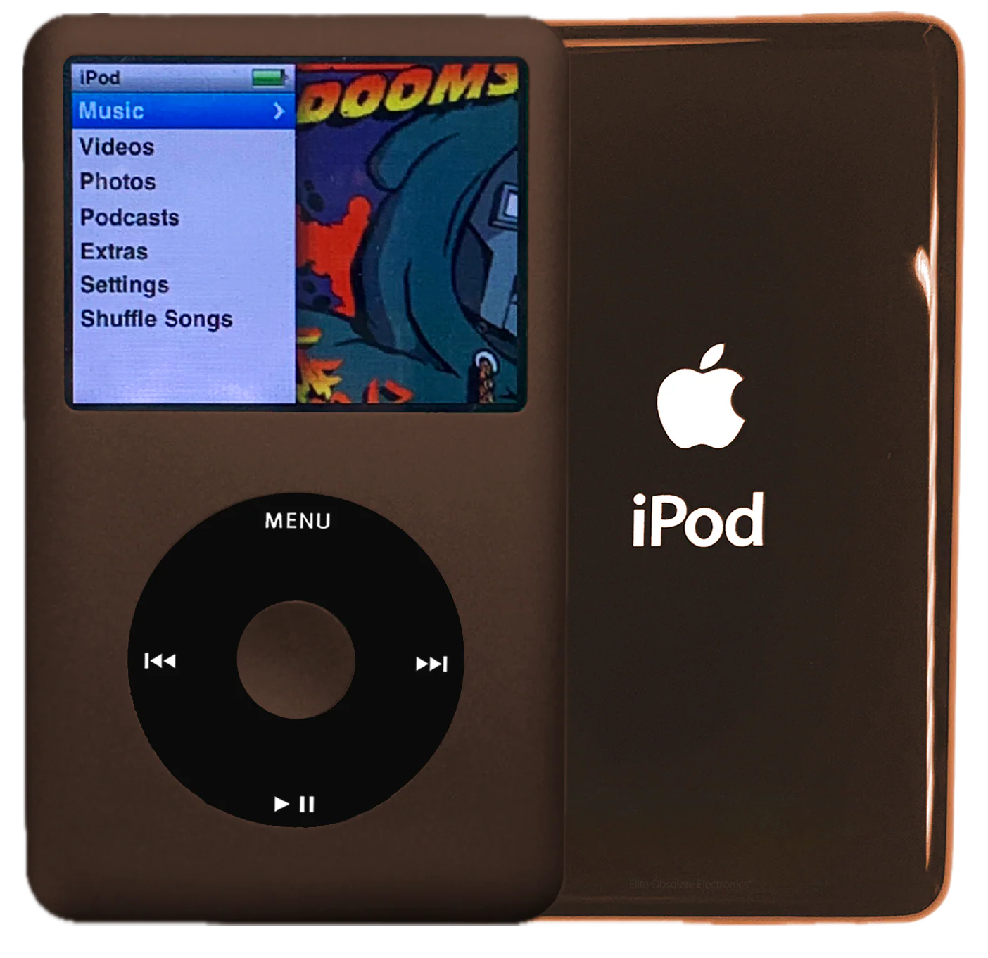 New Apple iPod Classic 6th & 7th Generation Earth Brown Metal / Black / Earth Brown Metal (Rose Gold)