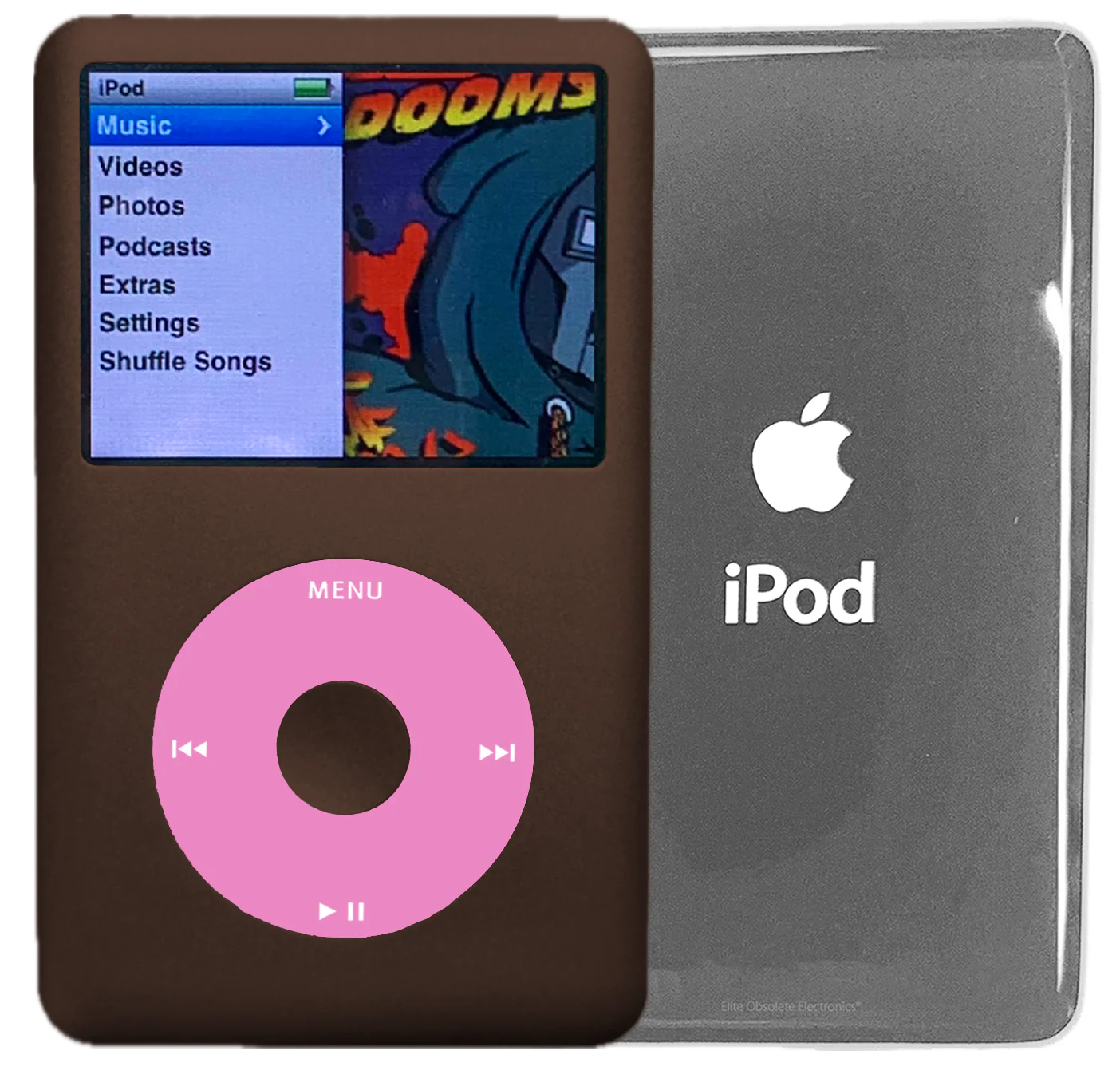 New Apple iPod Classic 6th & 7th Generation Earth Brown Metal / Light Pink / Earth Brown Metal (Silver)