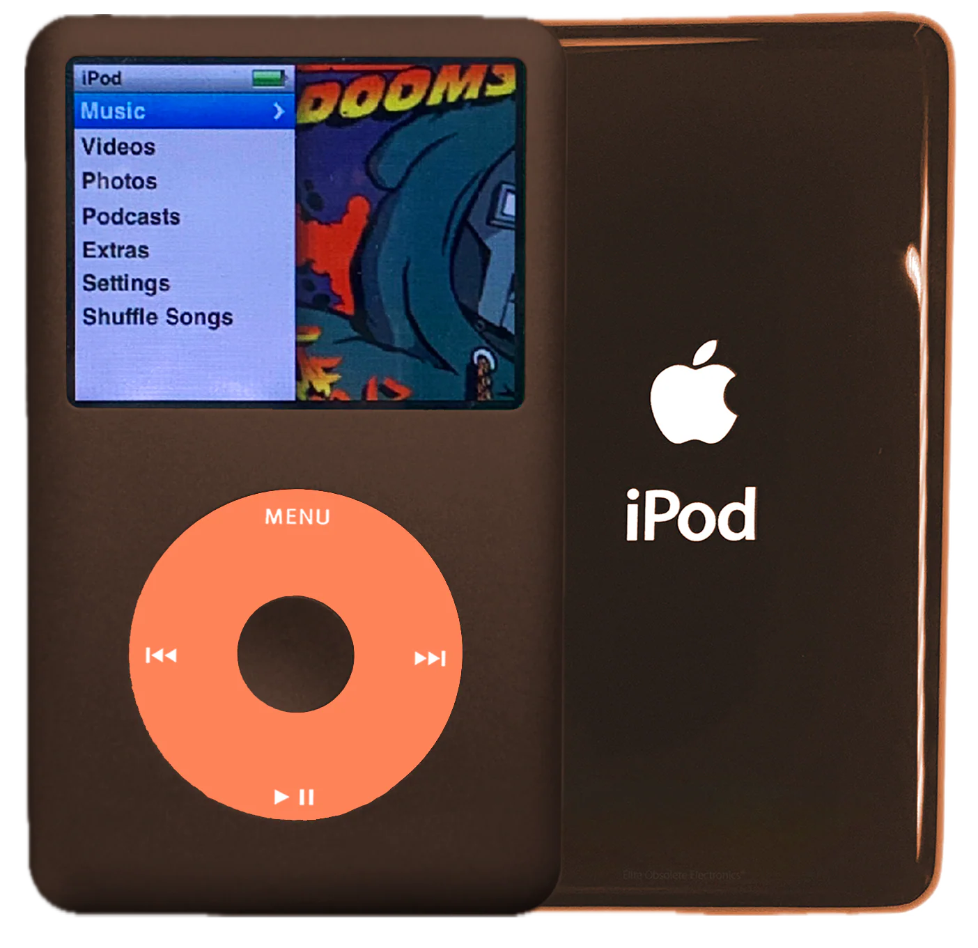 New Apple iPod Classic 6th & 7th Generation Earth Brown Metal / Orange / Earth Brown Metal (Rose Gold)