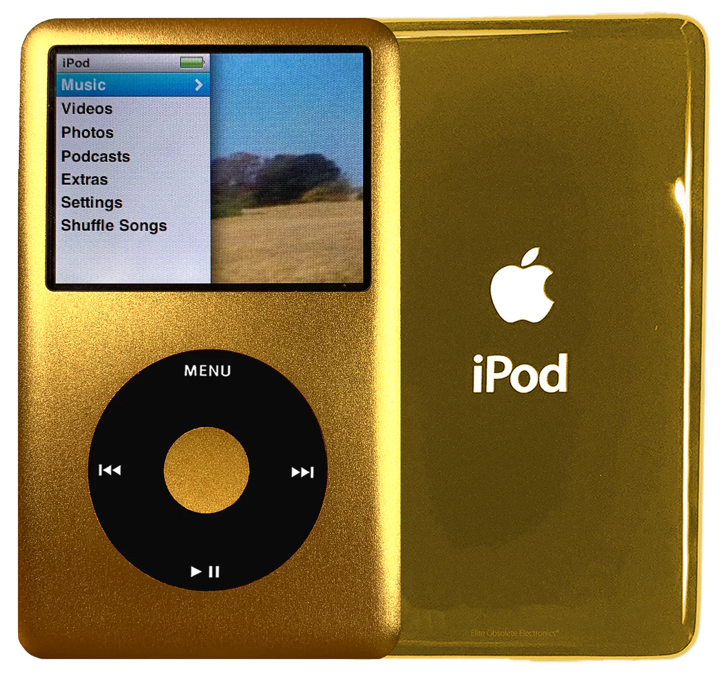 New Apple iPod Classic 6th & 7th Generation Gold Metal / Black / Gold Metal (Gold)