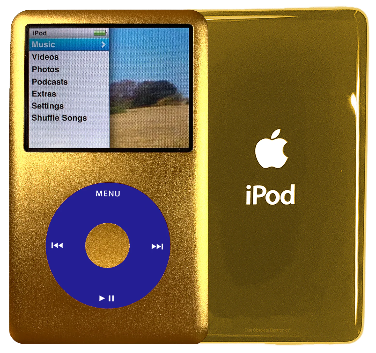 New Apple iPod Classic 6th & 7th Generation Gold Metal / Blue / Gold Metal (Gold)