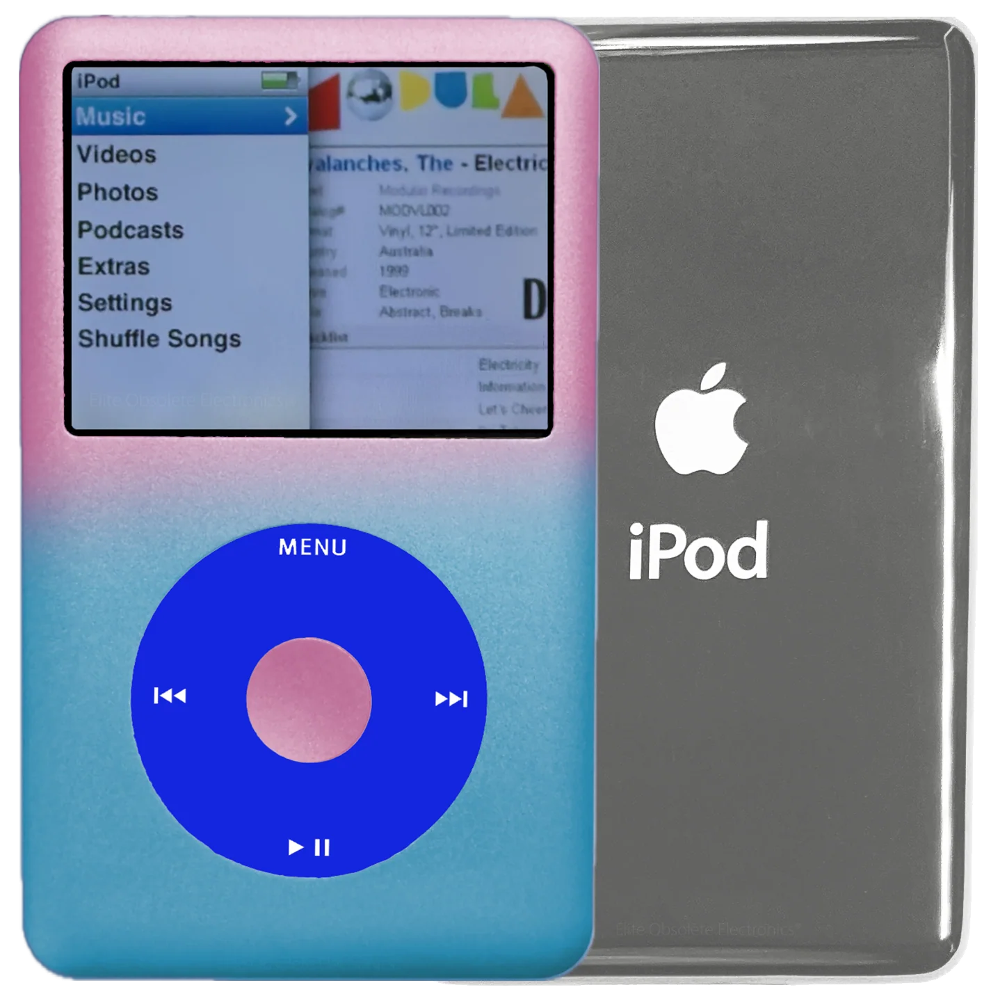 New Apple iPod Classic 6th & 7th Generation Gradient Pink & Blue / Blue / Pink (Silver)