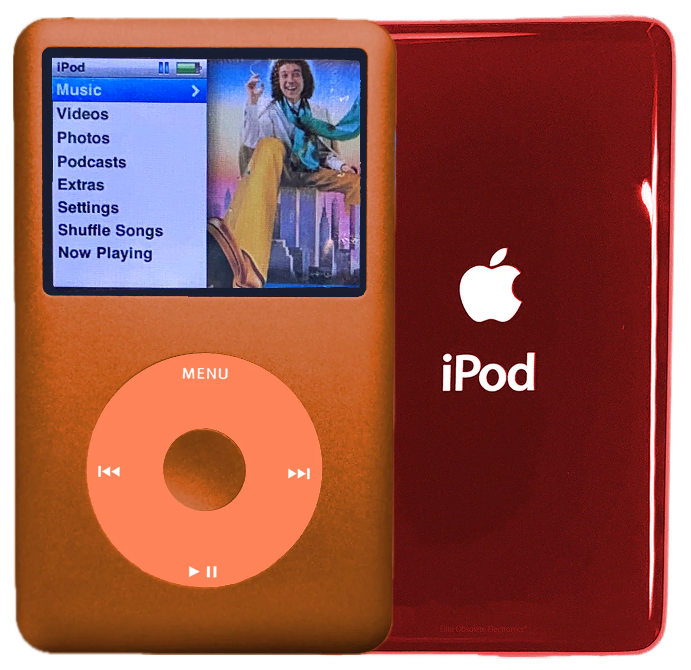 New Apple iPod Classic 6th & 7th Generation Cosmic Orange Metal / Orange / Cosmic Orange Metal (Sangria Red)