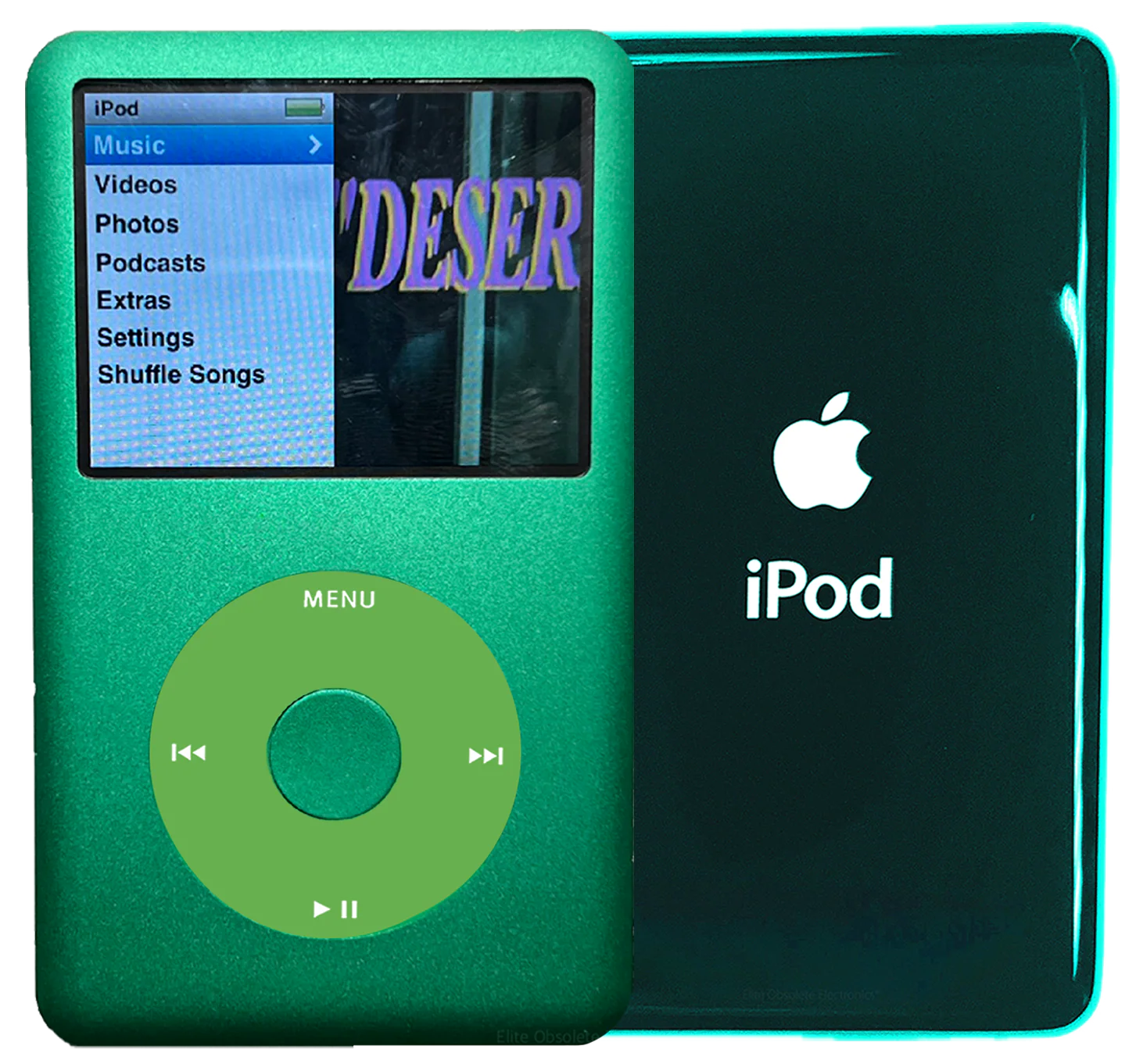New Apple iPod Classic 6th & 7th Generation Green Metal / Light Green / Green Metal (Pine Green)