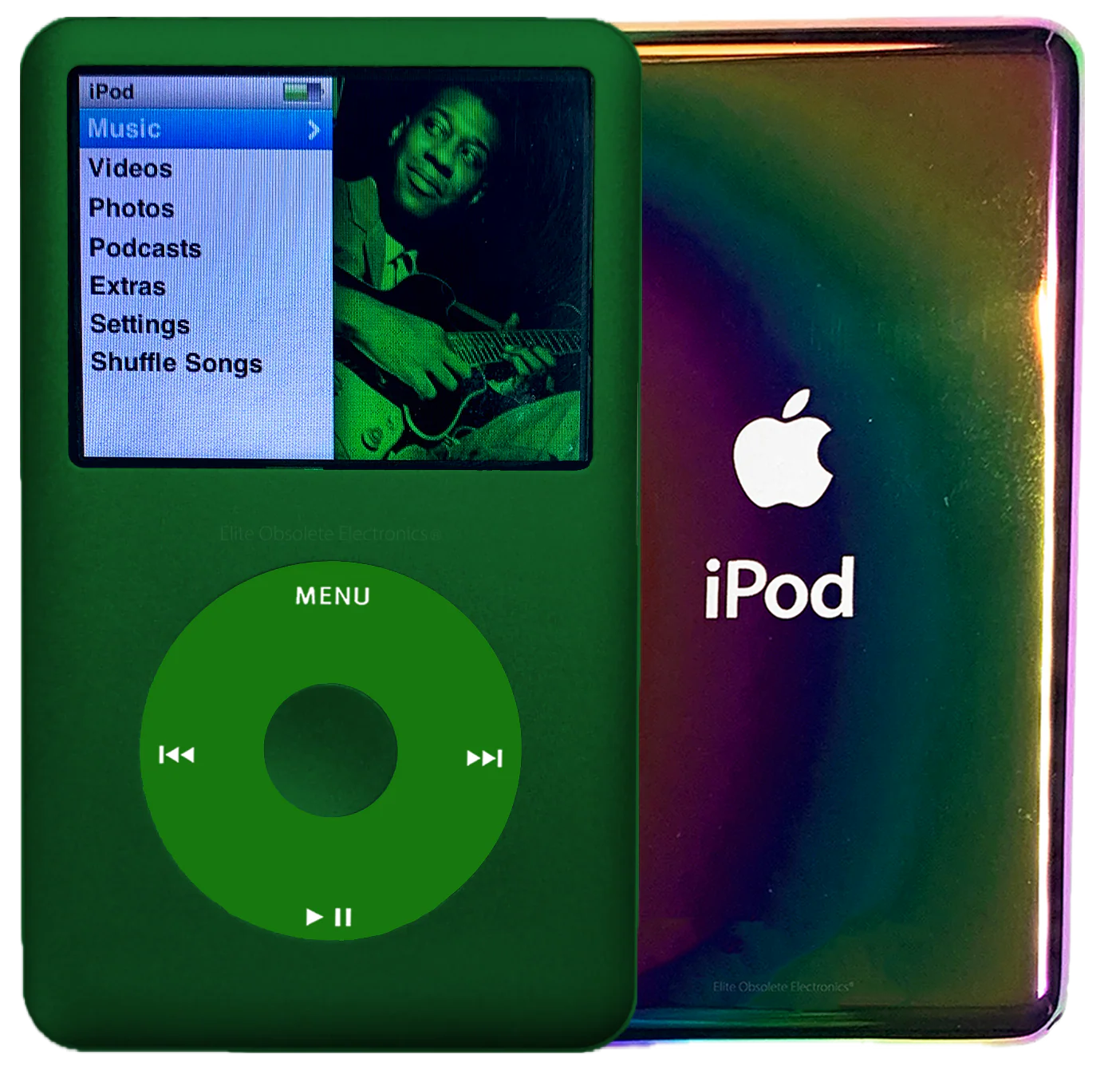 New Apple iPod Classic 6th & 7th Generation Jungle Green Metal / Green / Jungle Green Metal (Rainbow)