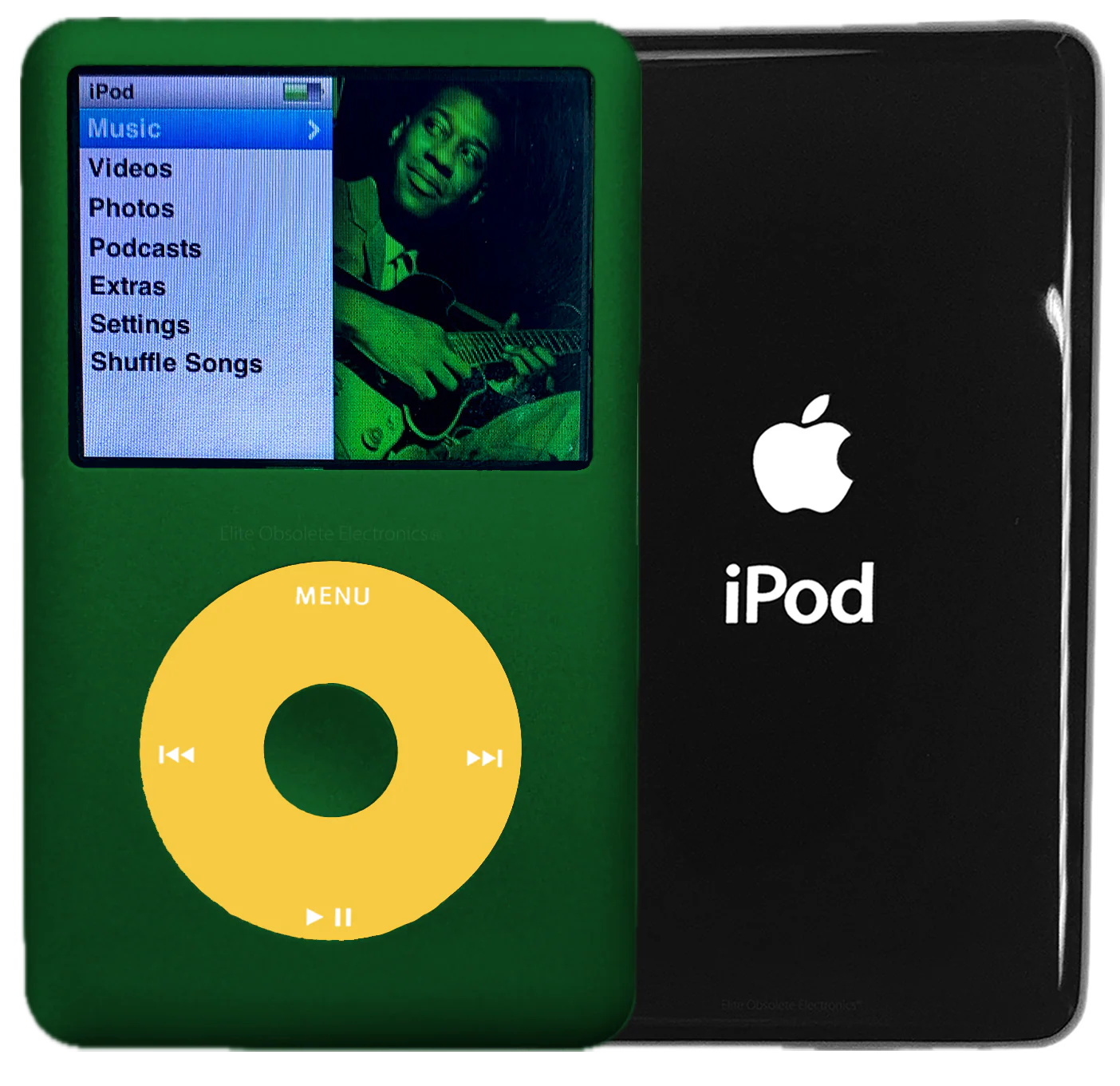 New Apple iPod Classic 6th & 7th Generation Jungle Green Metal / Yellow / Jungle Green Metal (Black)