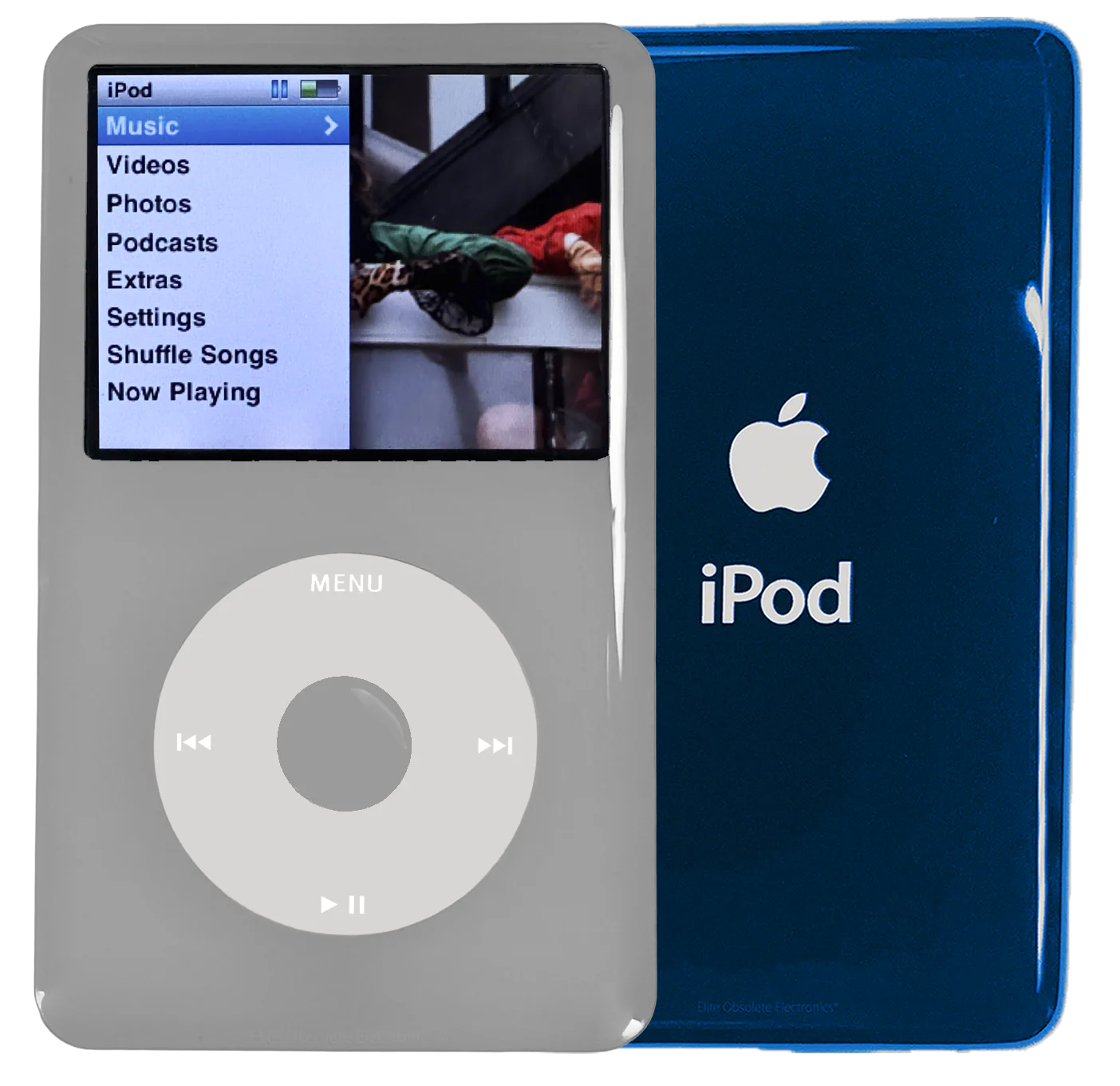 New Apple iPod Classic 6th & 7th Generation Grey Plastic / Grey / Grey Plastic (Aqua)