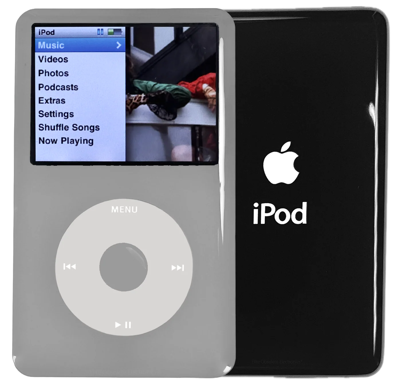New Apple iPod Classic 6th & 7th Generation Grey Plastic / Grey / Grey Plastic (Black)