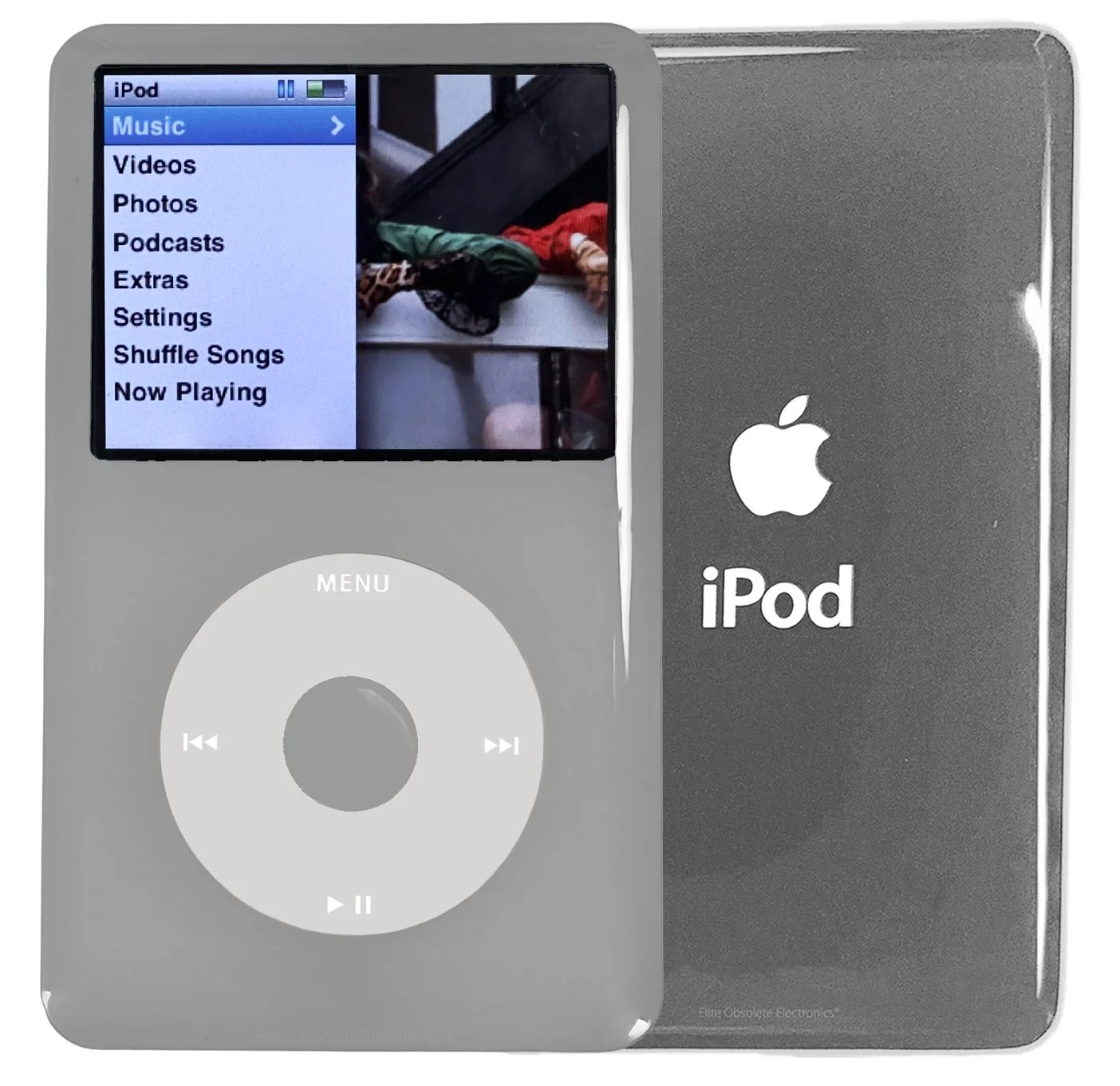 New Apple iPod Classic 6th & 7th Generation Grey Plastic / Grey / Grey Plastic (Silver)