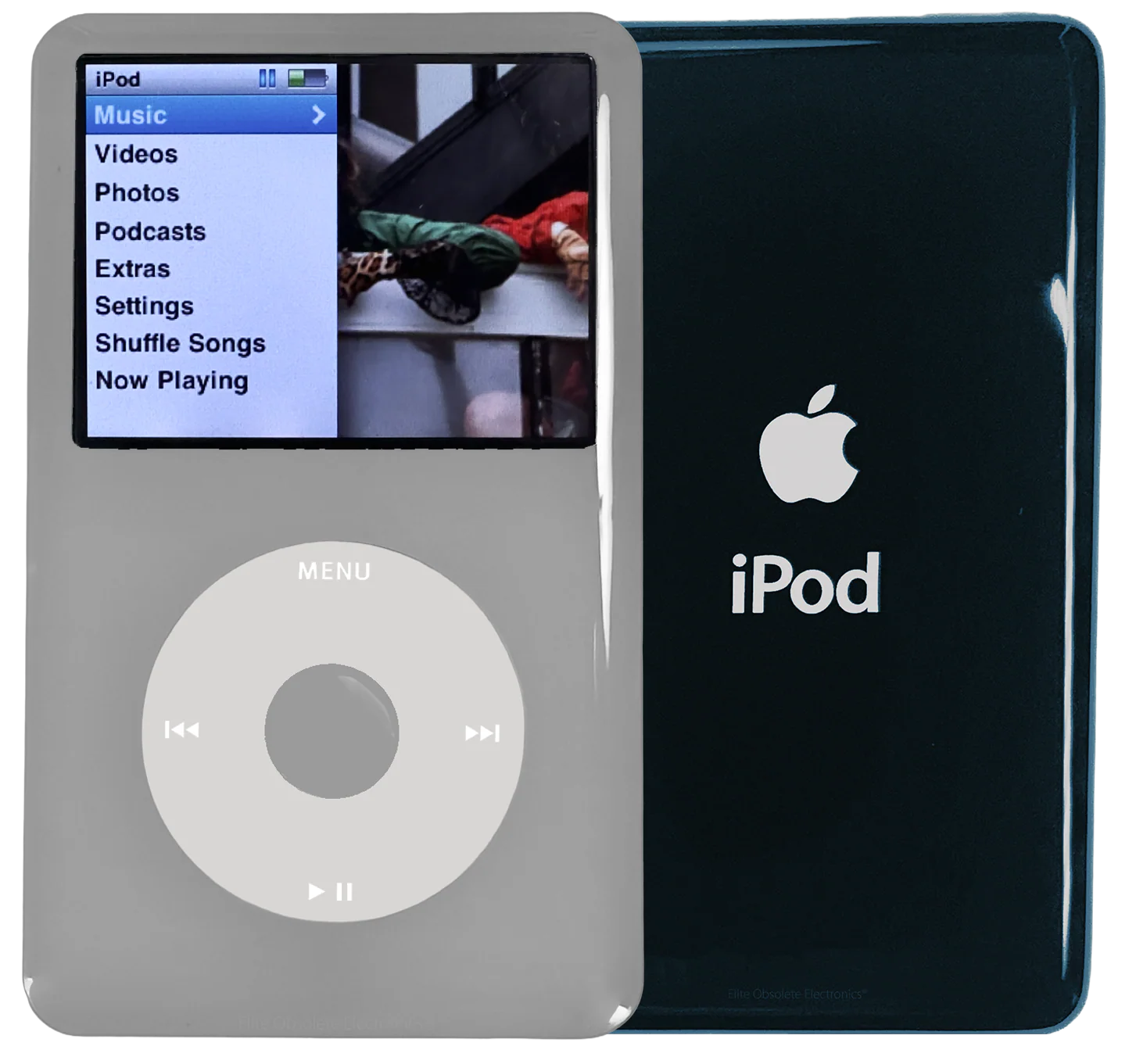 New Apple iPod Classic 6th & 7th Generation Grey Plastic / Grey / Grey Plastic (Storm Cloud)