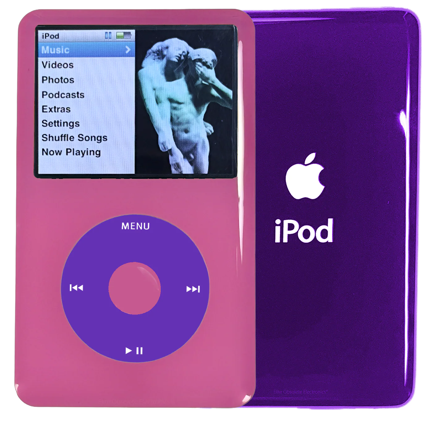 New Apple iPod Classic 6th & 7th Generation Pink Plastic / Purple / Pink Plastic (Midnight Purple)
