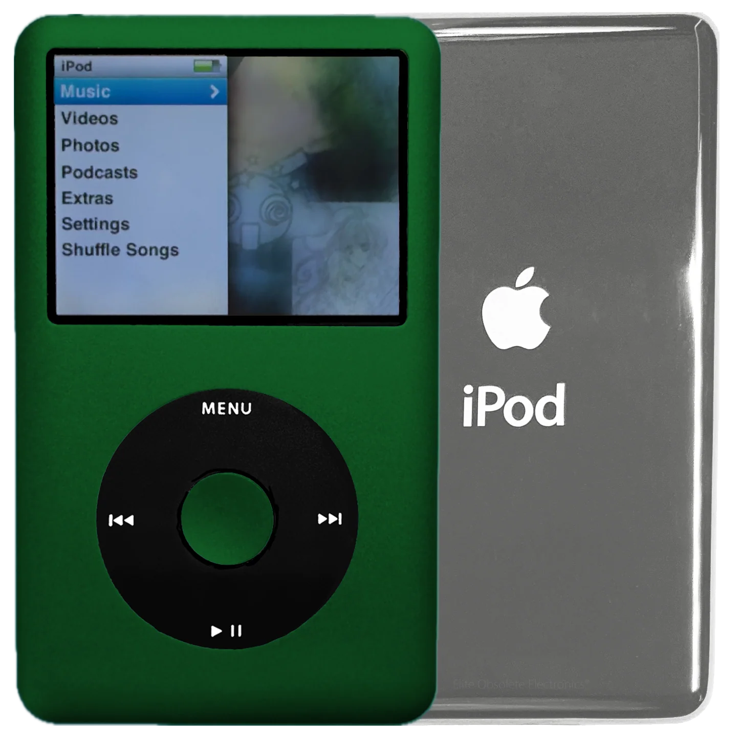 New Apple iPod Classic 6th & 7th Generation Jungle Green / Black / Jungle Green (Silver)