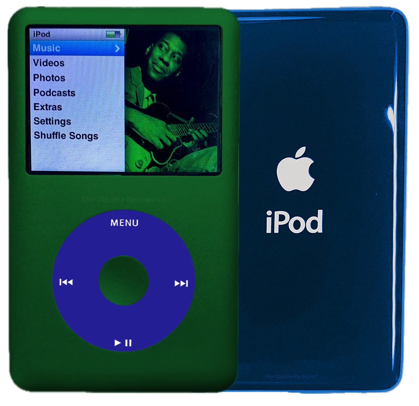 New Apple iPod Classic 6th & 7th Generation Jungle Green Metal / Blue / Jungle Green Metal (Aqua)