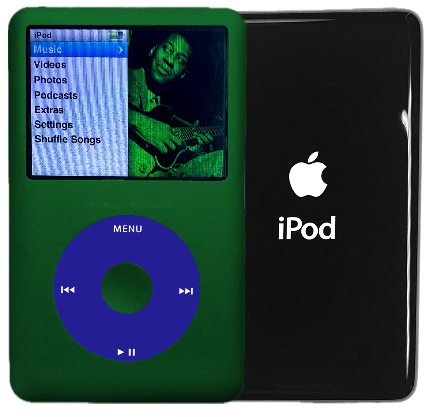 New Apple iPod Classic 6th & 7th Generation Jungle Green Metal / Blue / Jungle Green Metal (Black)