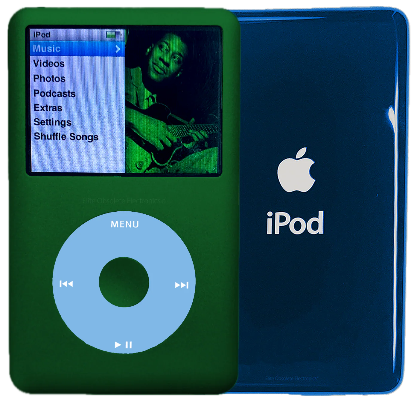 New Apple iPod Classic 6th & 7th Generation Jungle Green Metal / Light Blue / Jungle Green Metal (Aqua)