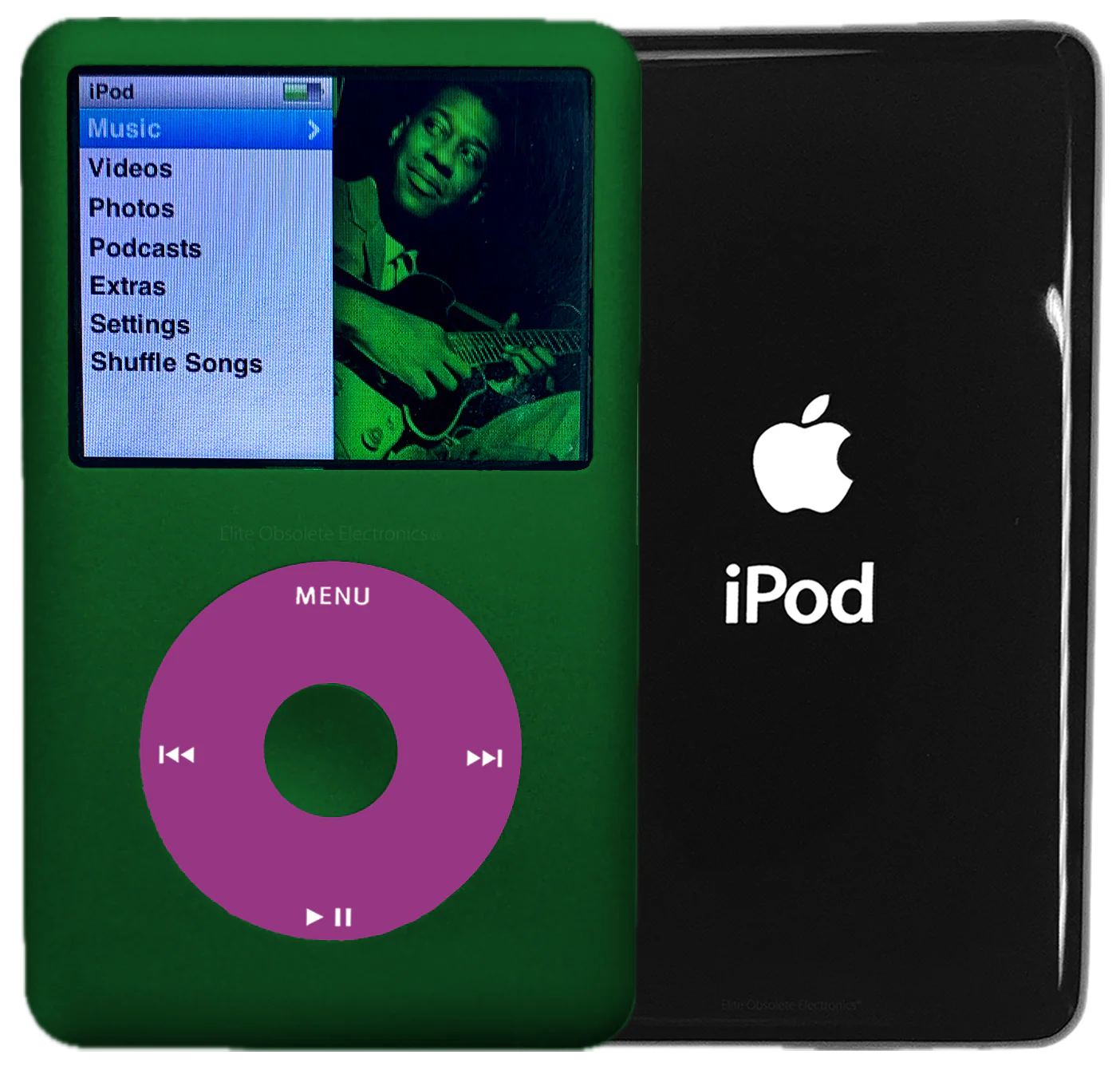 New Apple iPod Classic 6th & 7th Generation Jungle Green Metal / Pink / Jungle Green Metal (Black)