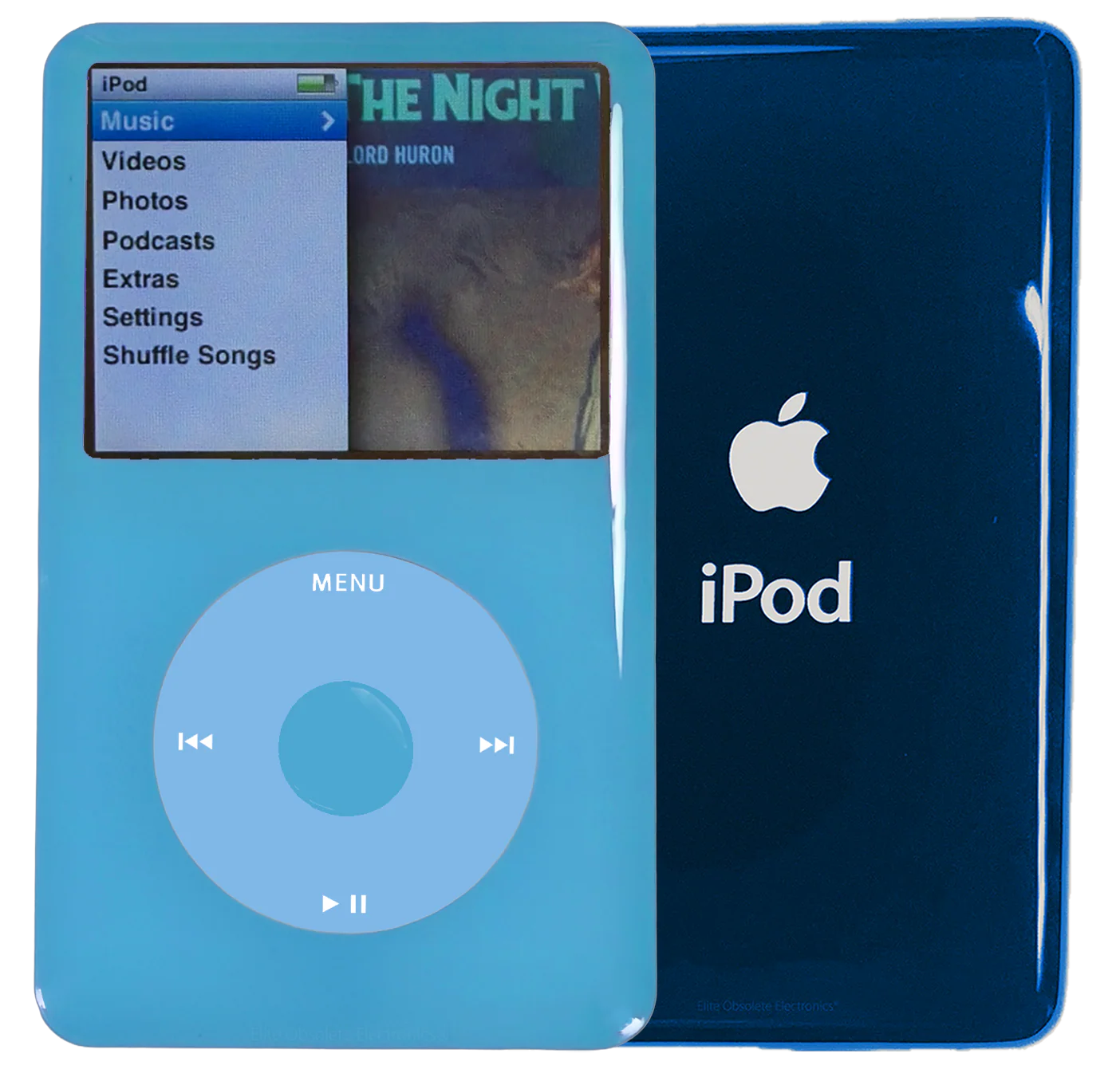 New Apple iPod Classic 6th & 7th Generation Light Blue Plastic / Light Blue / Light Blue Plastic (Aqua)