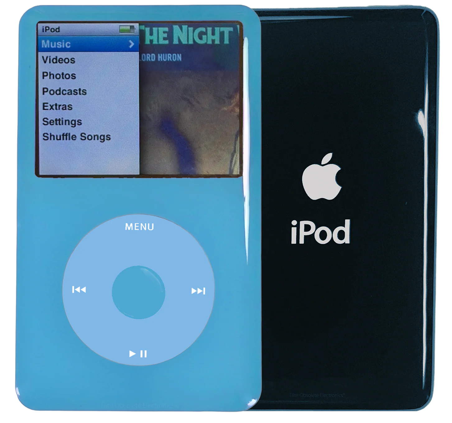 New Apple iPod Classic 6th & 7th Generation Light Blue Plastic / Light Blue / Light Blue Plastic (Storm Cloud)