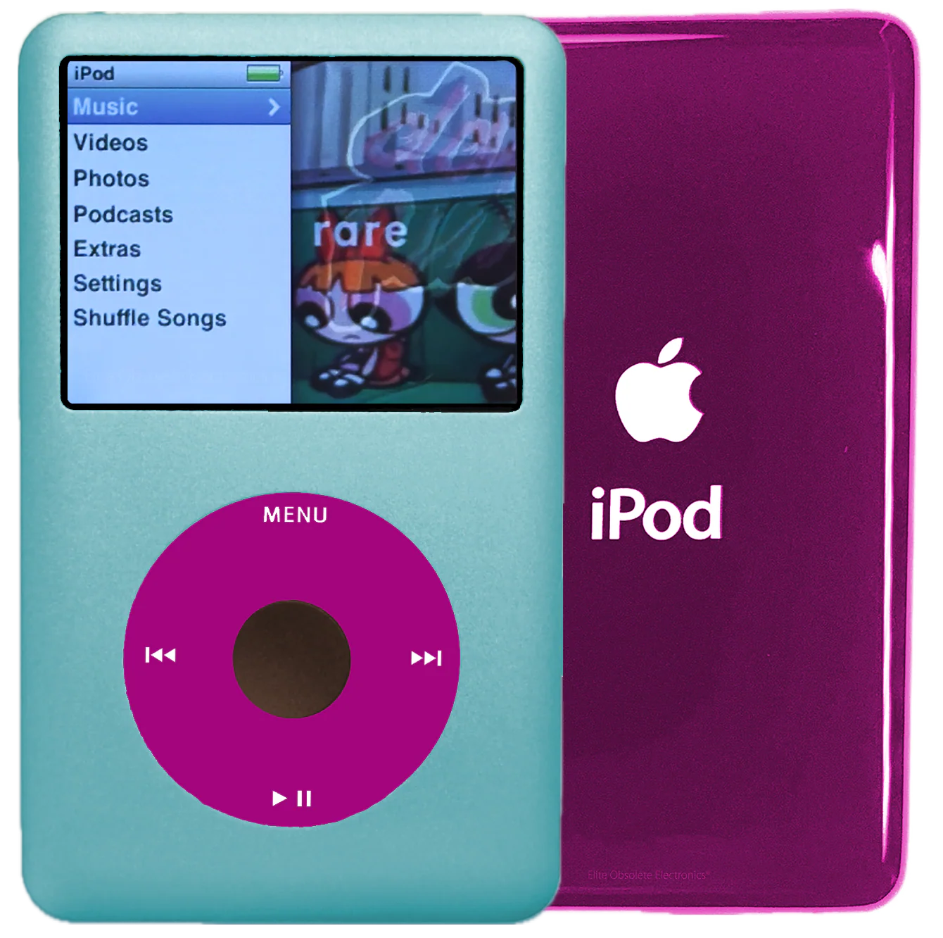 New Apple iPod Classic 6th & 7th Generation Sky Blue / Pink / Earth Brown (Hyper Pink)