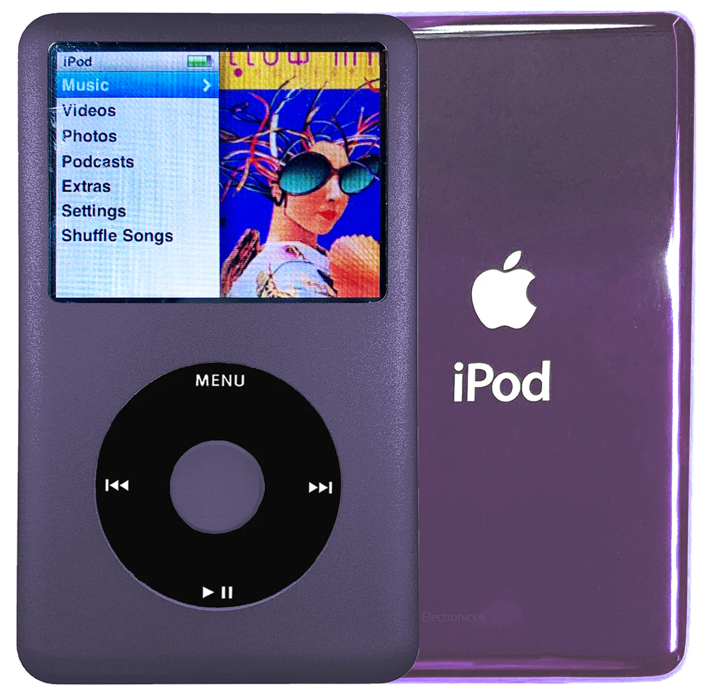 New Apple iPod Classic 6th & 7th Generation Midnight Purple Metal / Black / Midnight Purple Metal (Purple Haze)