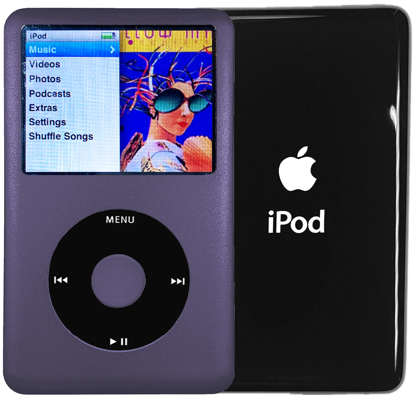 New Apple iPod Classic 6th & 7th Generation Midnight Purple Metal / Black / Midnight Purple Metal (Black)