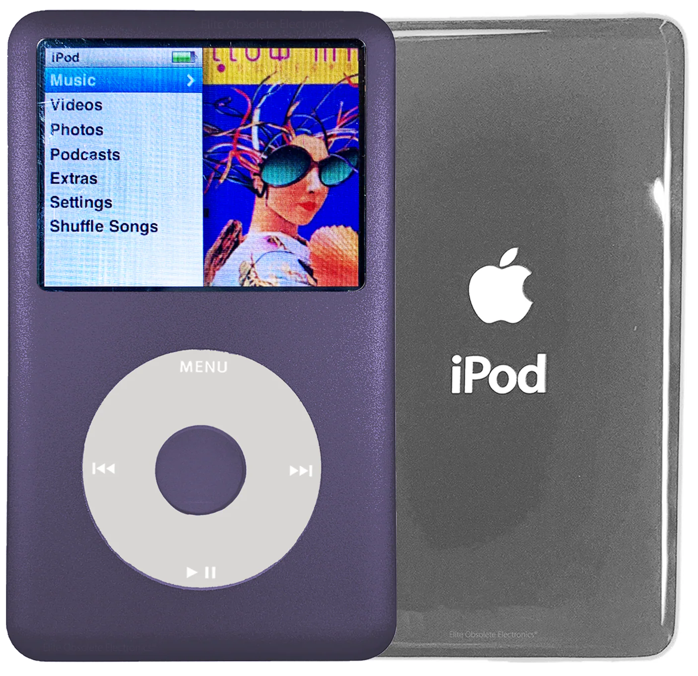 New Apple iPod Classic 6th & 7th Generation Midnight Purple Metal / Grey / Midnight Purple Metal (Silver)