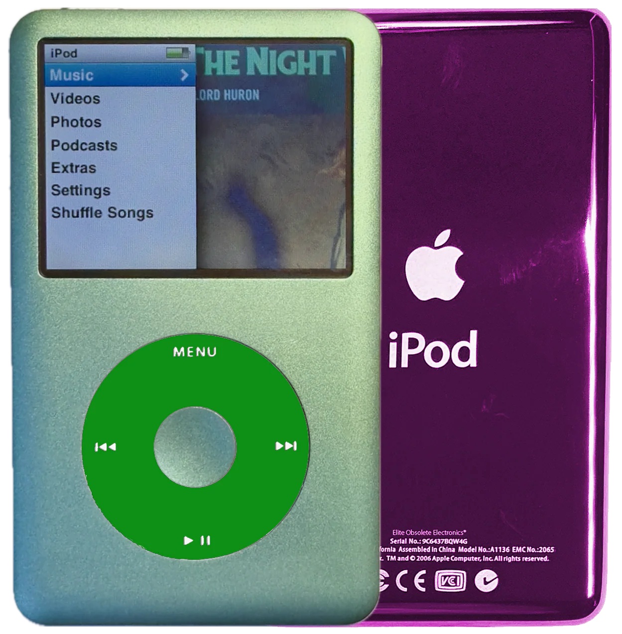 New Apple iPod Classic 6th & 7th Generation Mint Green / Green / Mint Green (Hyper Pink)